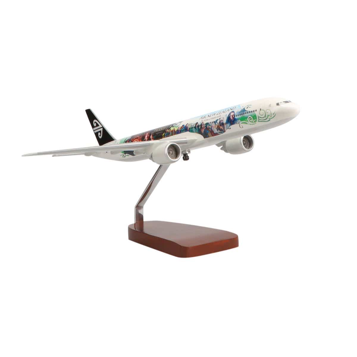 High Flying Models Aircraft Models Boeing™ 777-300 Air New Zealand Hobbit Livery Large Mahogany Model