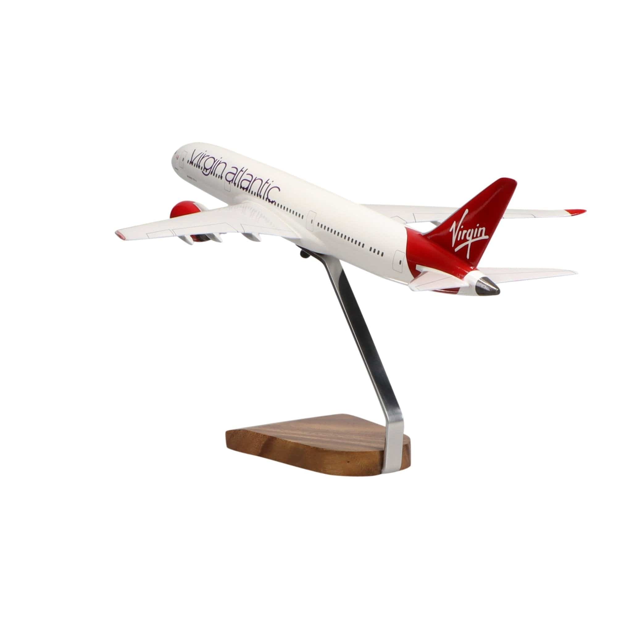 High Flying Models Aircraft Models Boeing 787-9 Virgin Atlantic Birthday Girl Large Mahogany Model