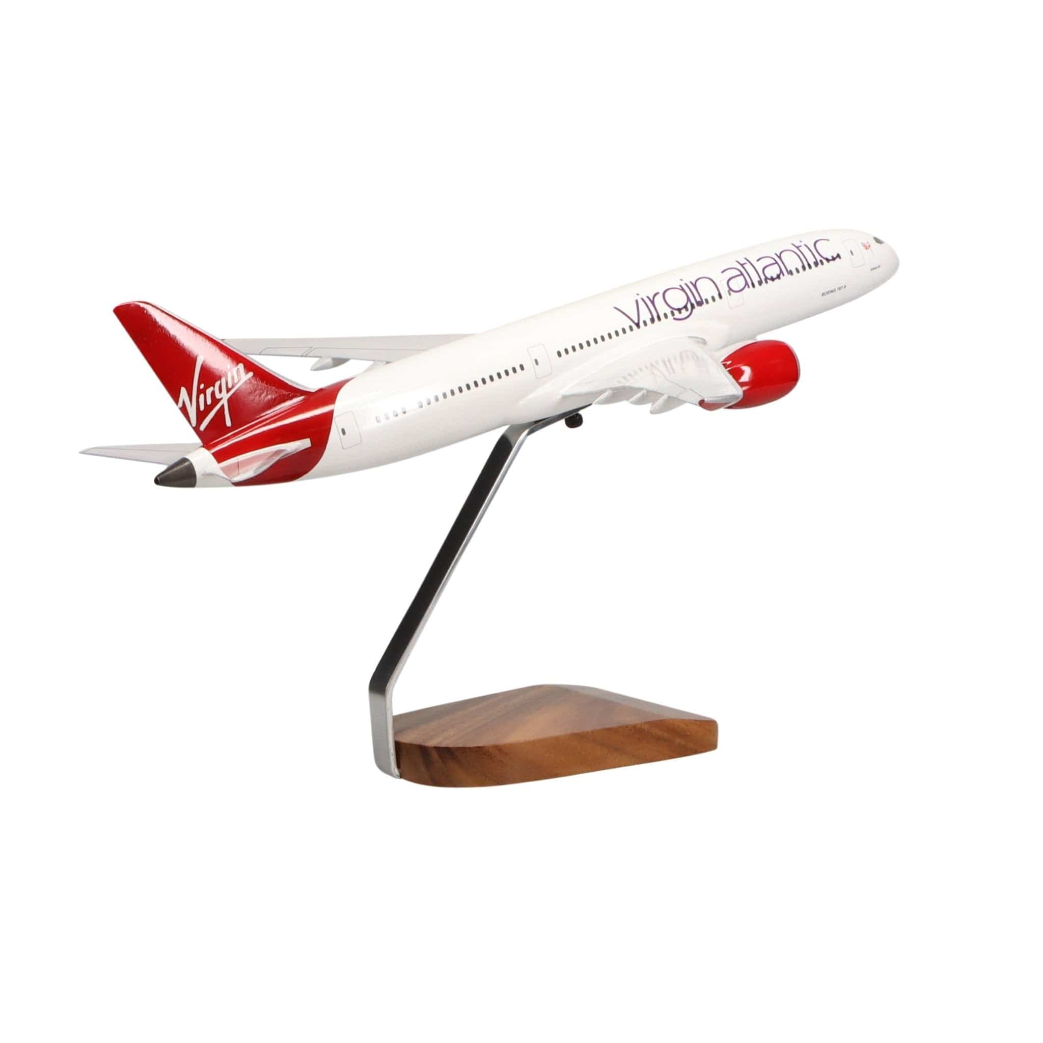 High Flying Models Aircraft Models Boeing 787-9 Virgin Atlantic Birthday Girl Large Mahogany Model