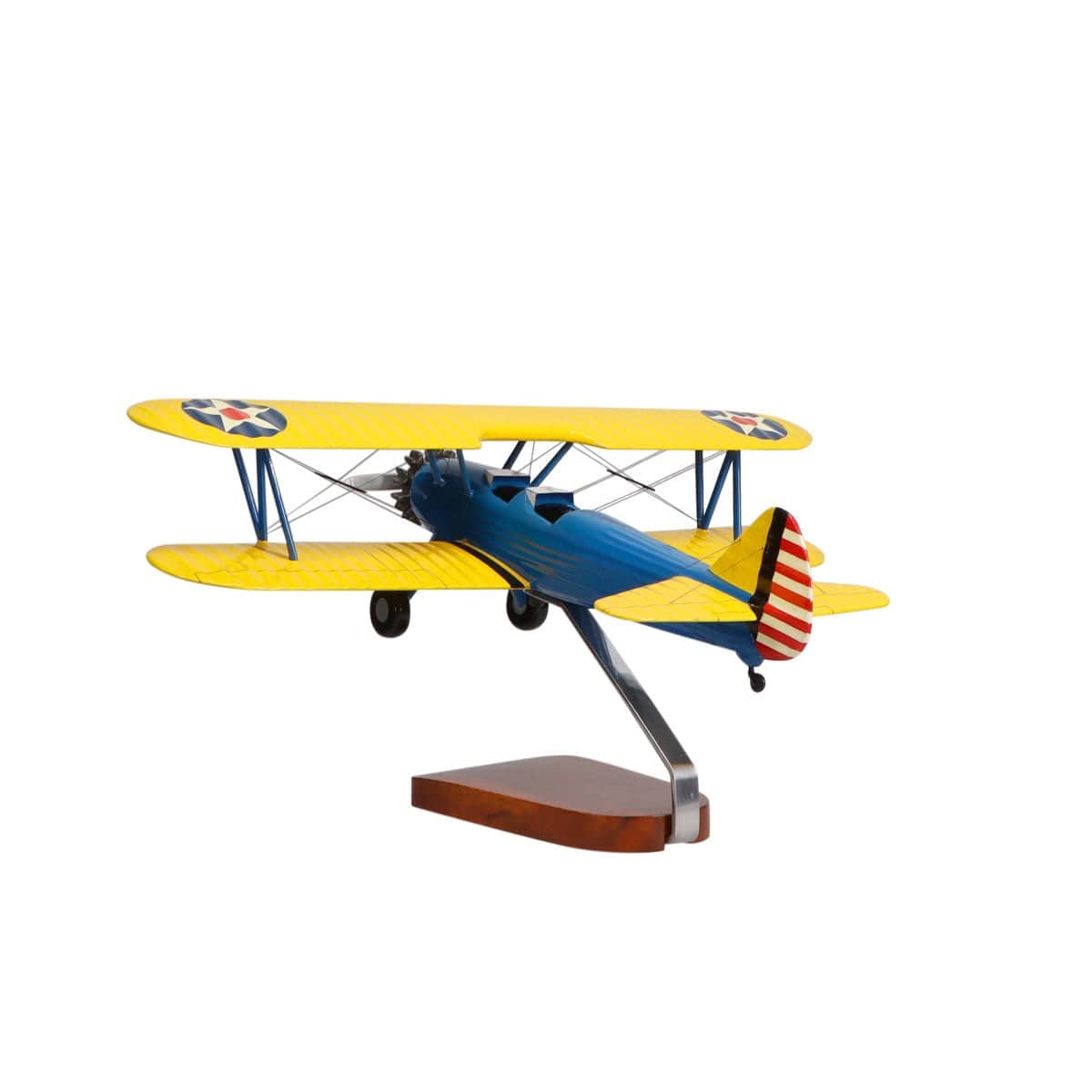 High Flying Models Aircraft Models Boeing™ PT-17 Stearman Large Mahogany Model