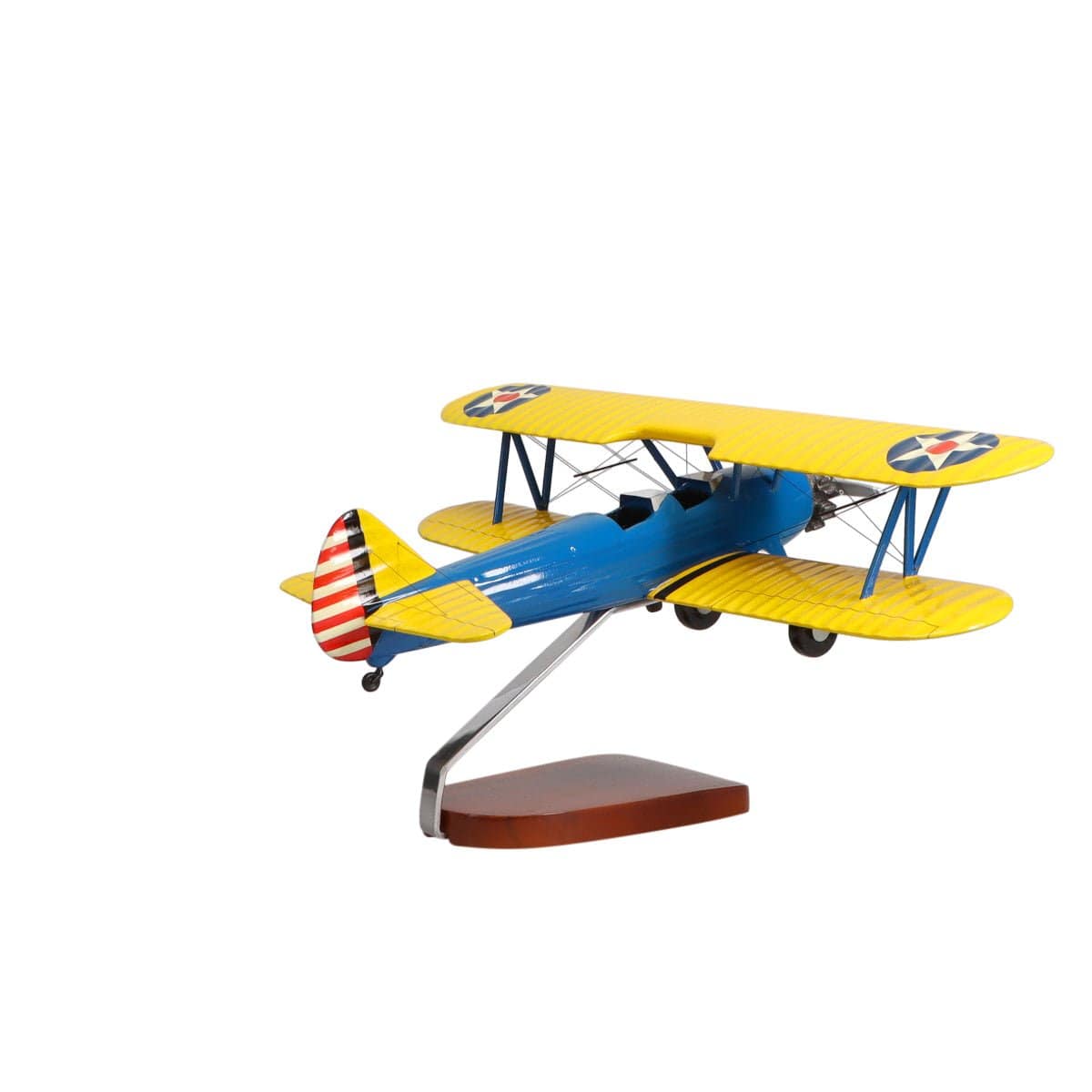 High Flying Models Aircraft Models Boeing™ PT-17 Stearman Large Mahogany Model