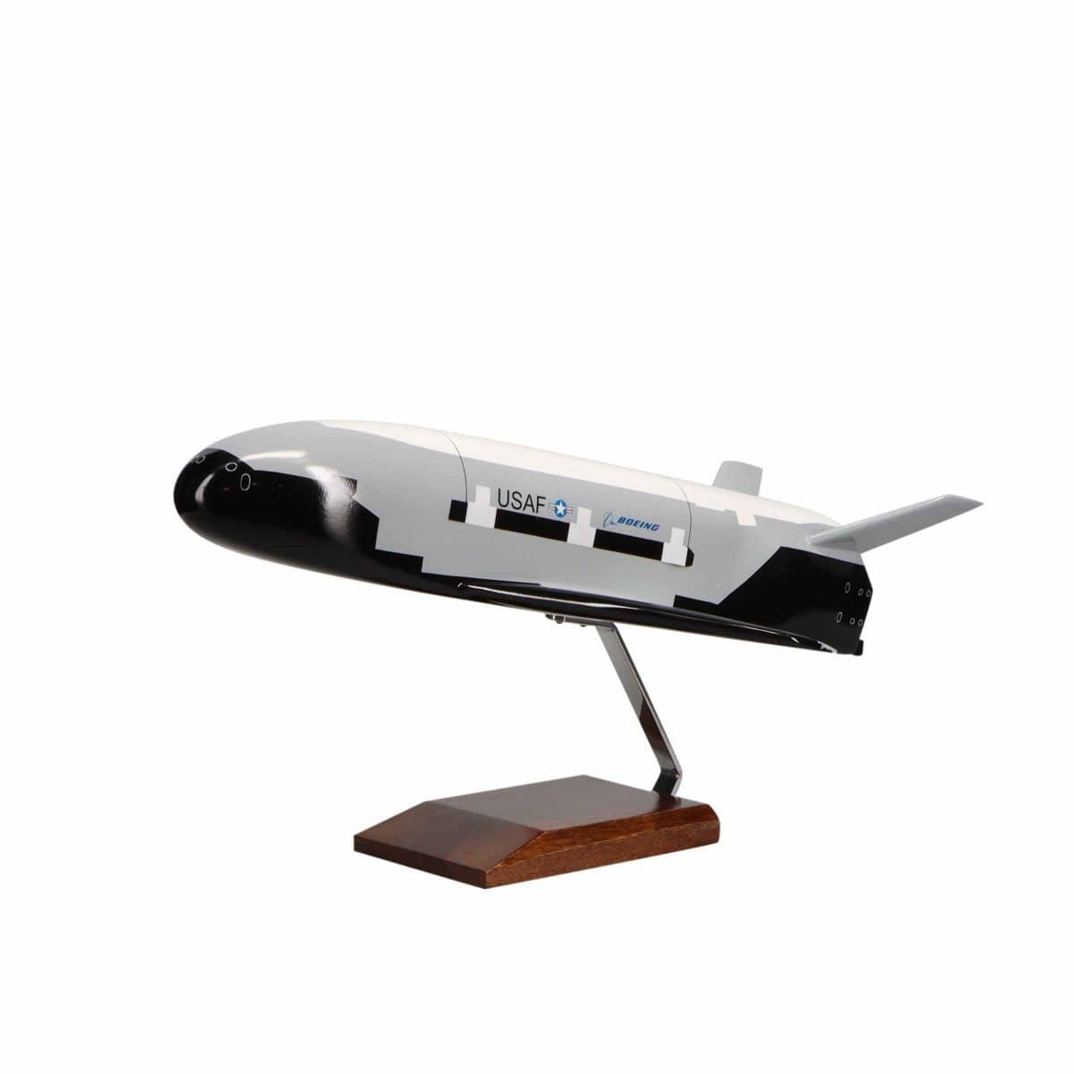 High Flying Models Aircraft Models Boeing X-37B Orbital Space Shuttle Large Mahogany Model