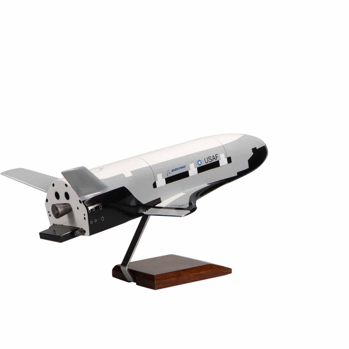 High Flying Models Aircraft Models Boeing X-37B Orbital Space Shuttle Large Mahogany Model