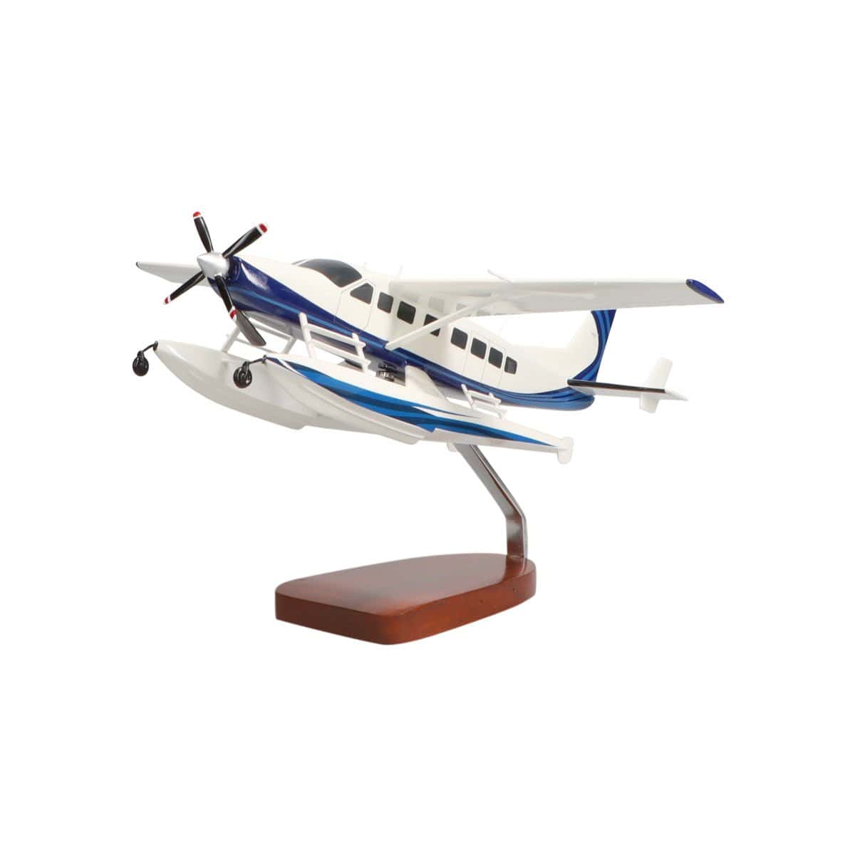 High Flying Models Aircraft Models Cessna® 208 Caravan on Floats Large Mahogany Model