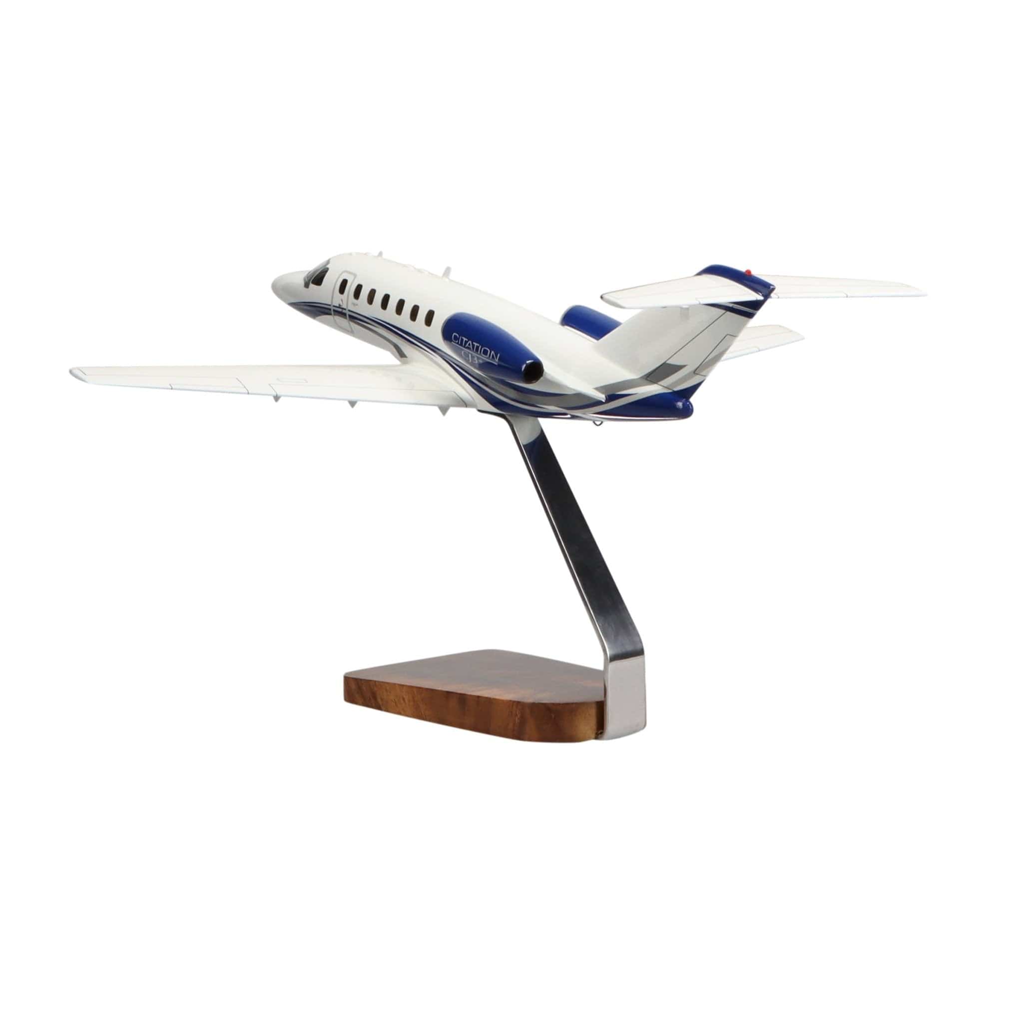 High Flying Models Aircraft Models Cessna® Citation CJ3+ Clear Canopy Large Mahogany Model