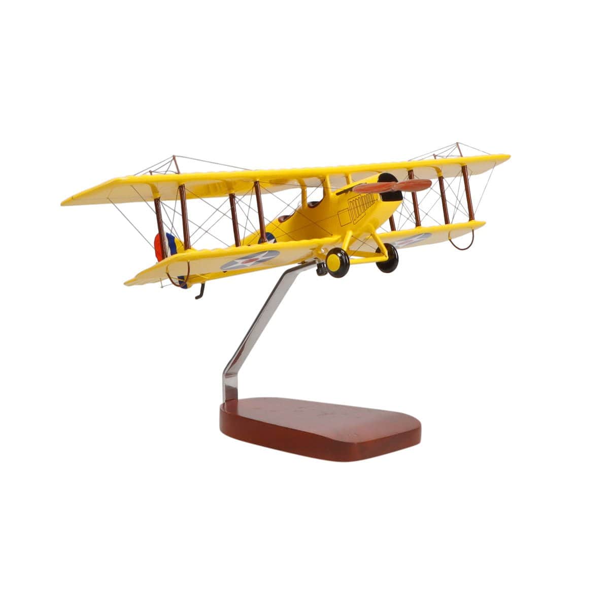 High Flying Models Aircraft Models Curtiss JN-4 Jenny Large Mahogany Model