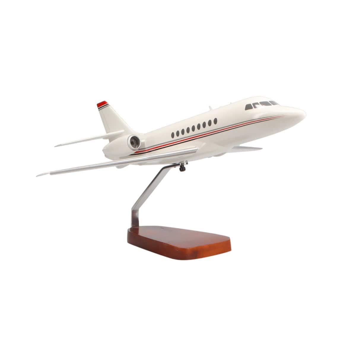 High Flying Models Aircraft Models Falcon 2000 Large Mahogany Model