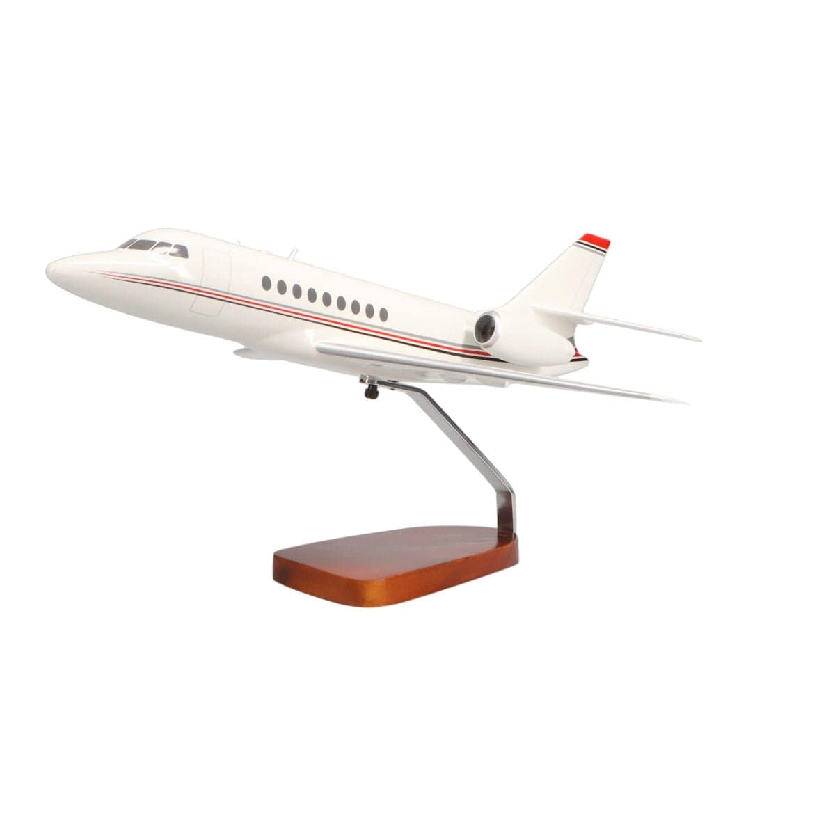 High Flying Models Aircraft Models Falcon 2000 Large Mahogany Model