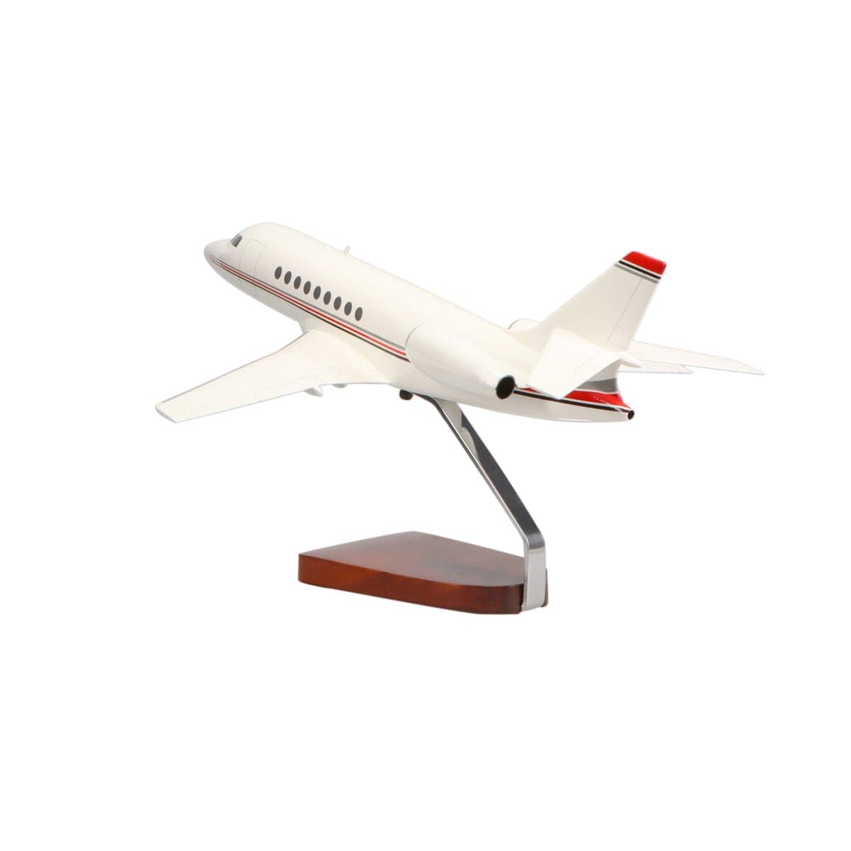 High Flying Models Aircraft Models Falcon 2000 Large Mahogany Model