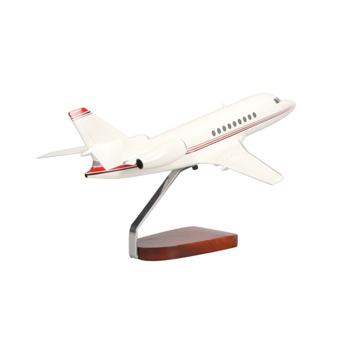 High Flying Models Aircraft Models Falcon 2000 Large Mahogany Model