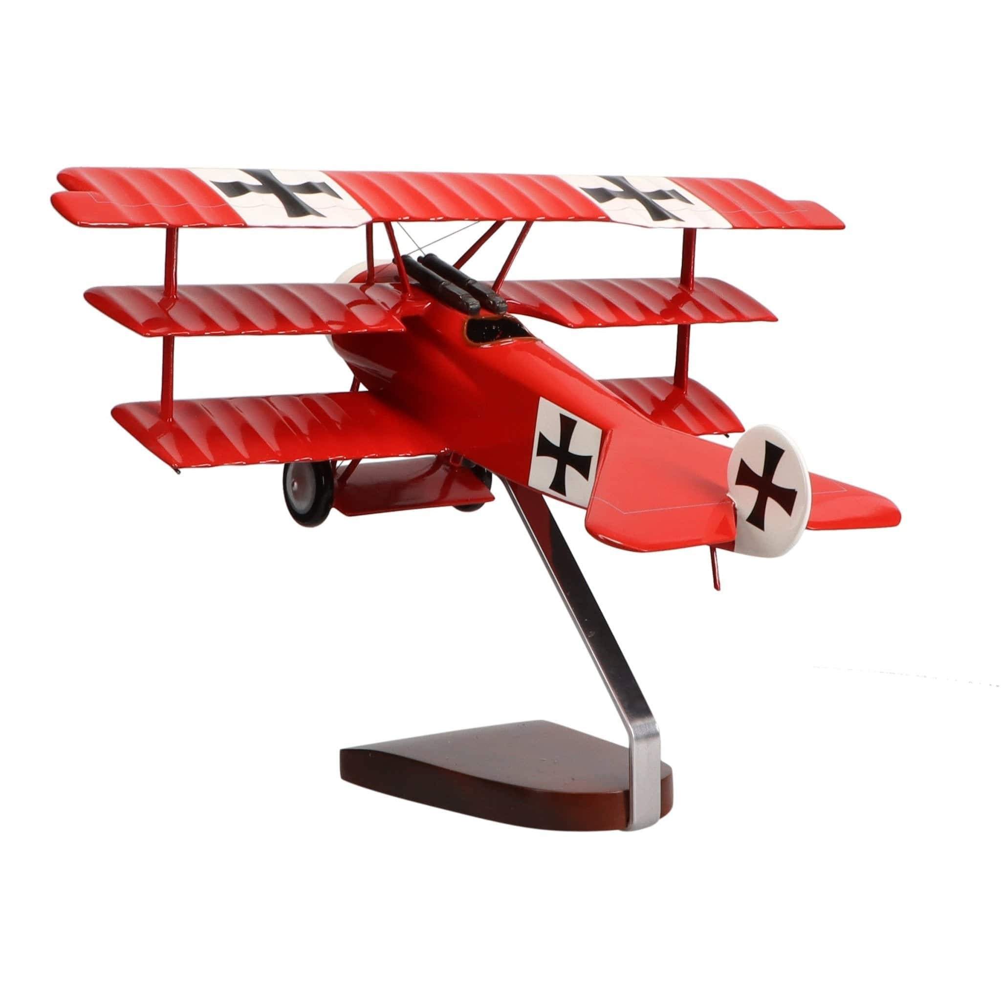 High Flying Models Aircraft Models Fokker Dr.I Large Mahogany Model