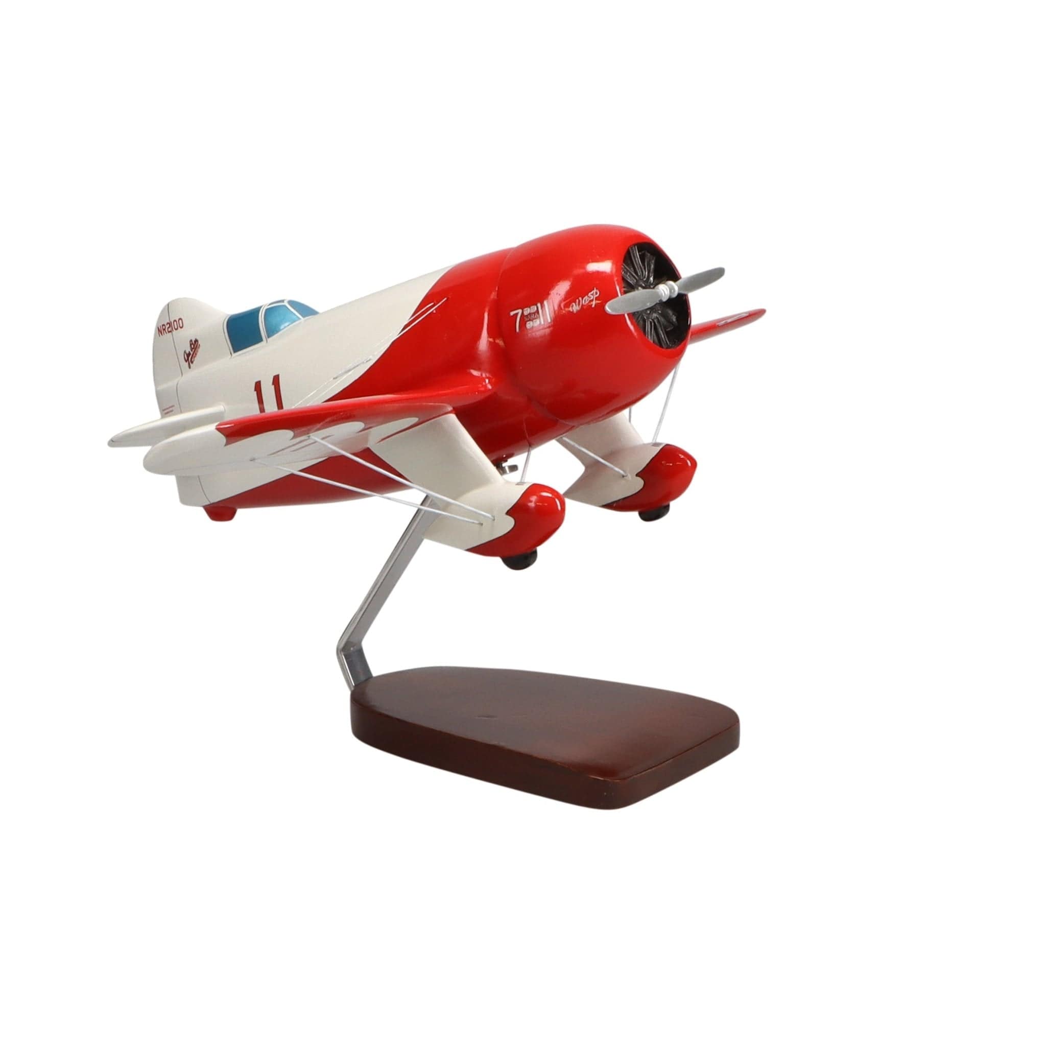 High Flying Models Aircraft Models Gee Bee Model R-1 Large Mahogany Model