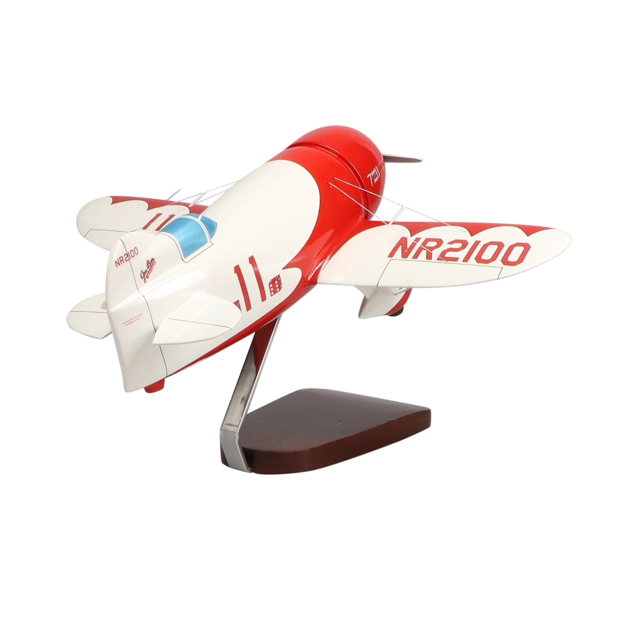 High Flying Models Aircraft Models Gee Bee Model R-1 Large Mahogany Model