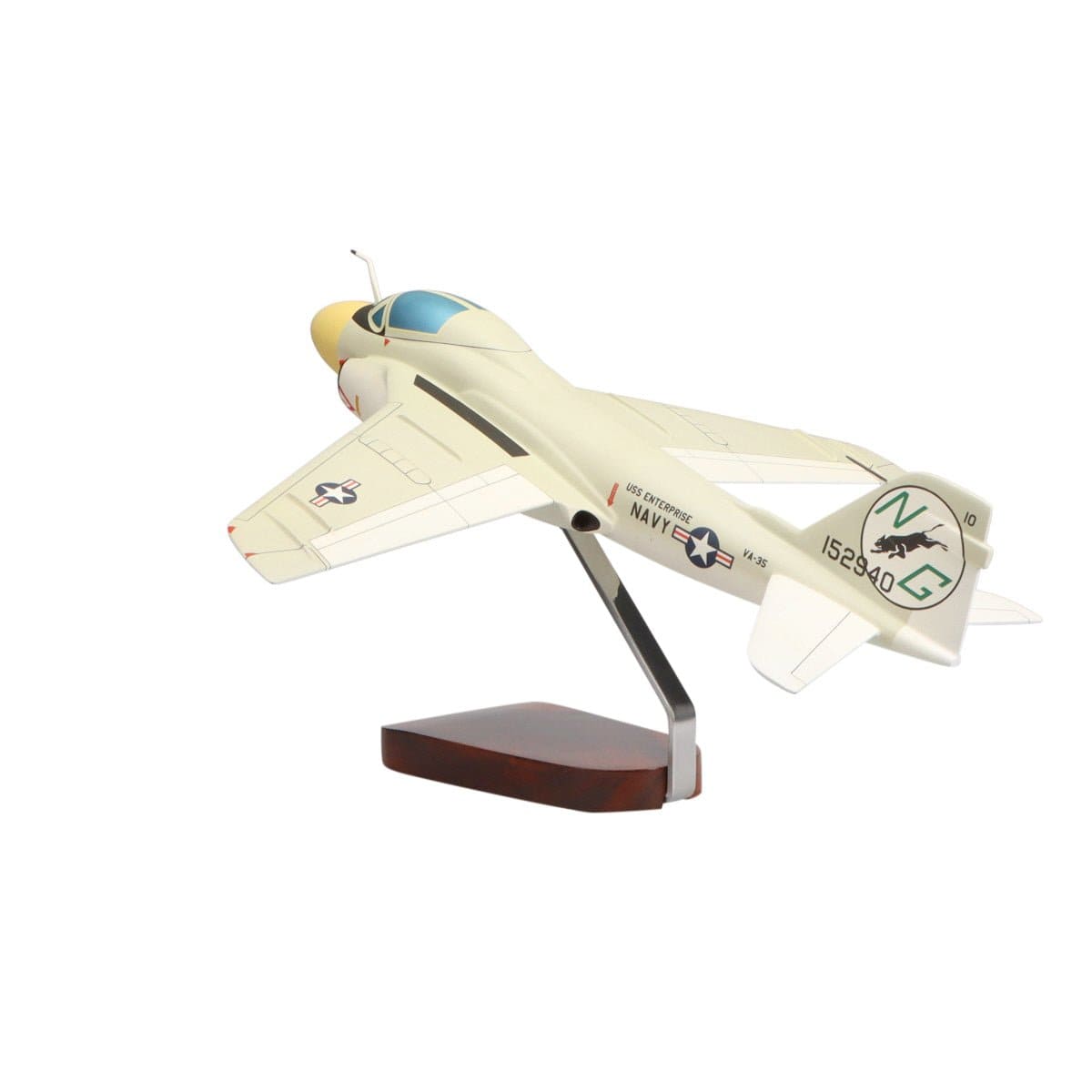 High Flying Models Aircraft Models Grumman A-6A Intruder® Large Mahogany Model