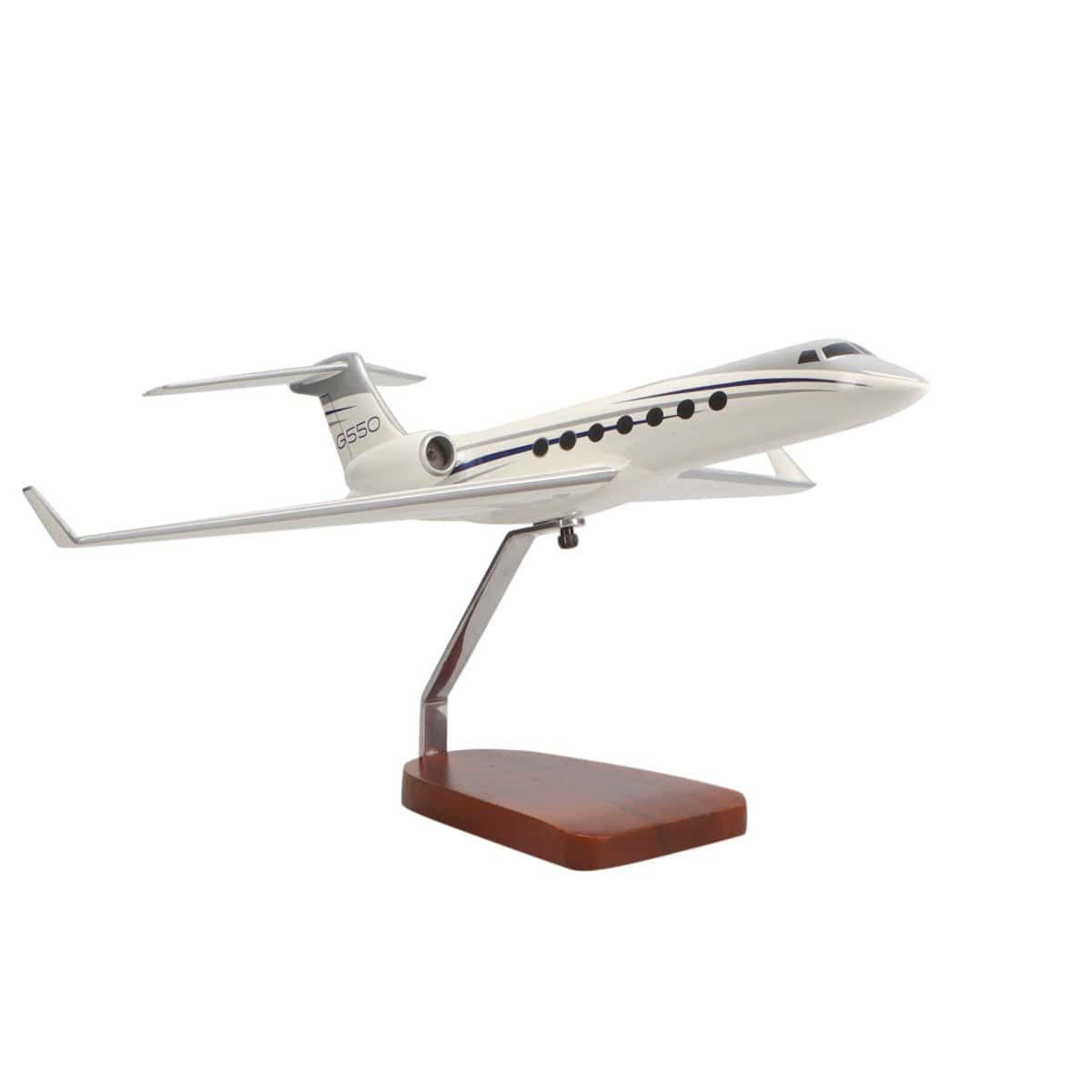 High Flying Models Aircraft Models Gulfstream G550 Large Mahogany Model