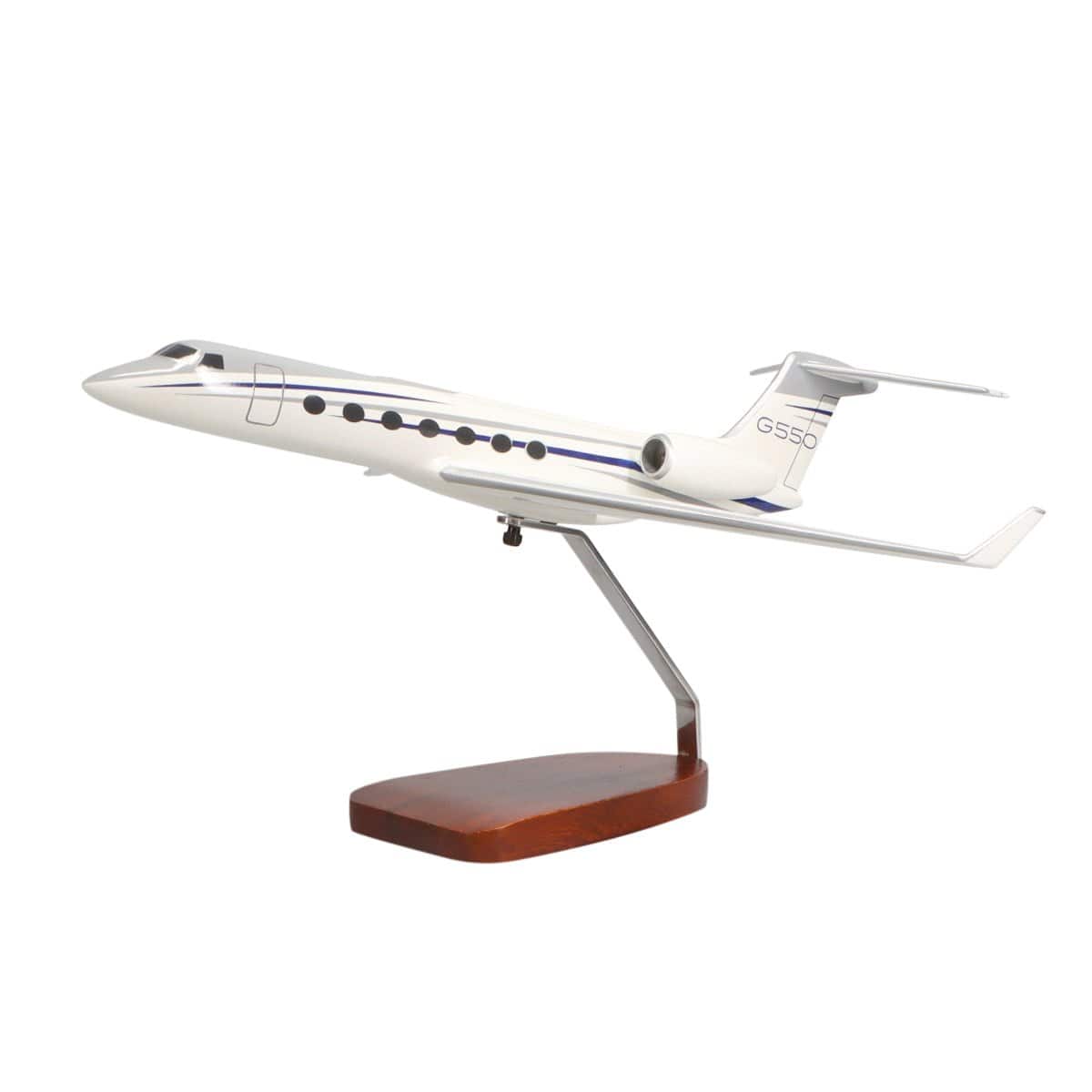 High Flying Models Aircraft Models Gulfstream G550 Large Mahogany Model