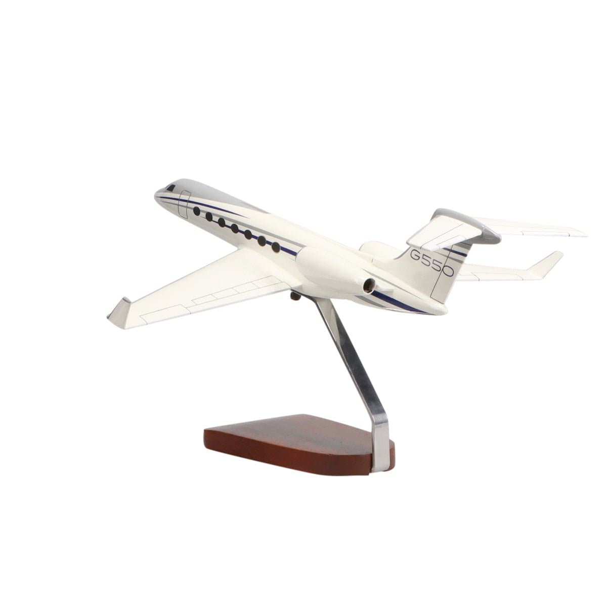 High Flying Models Aircraft Models Gulfstream G550 Large Mahogany Model