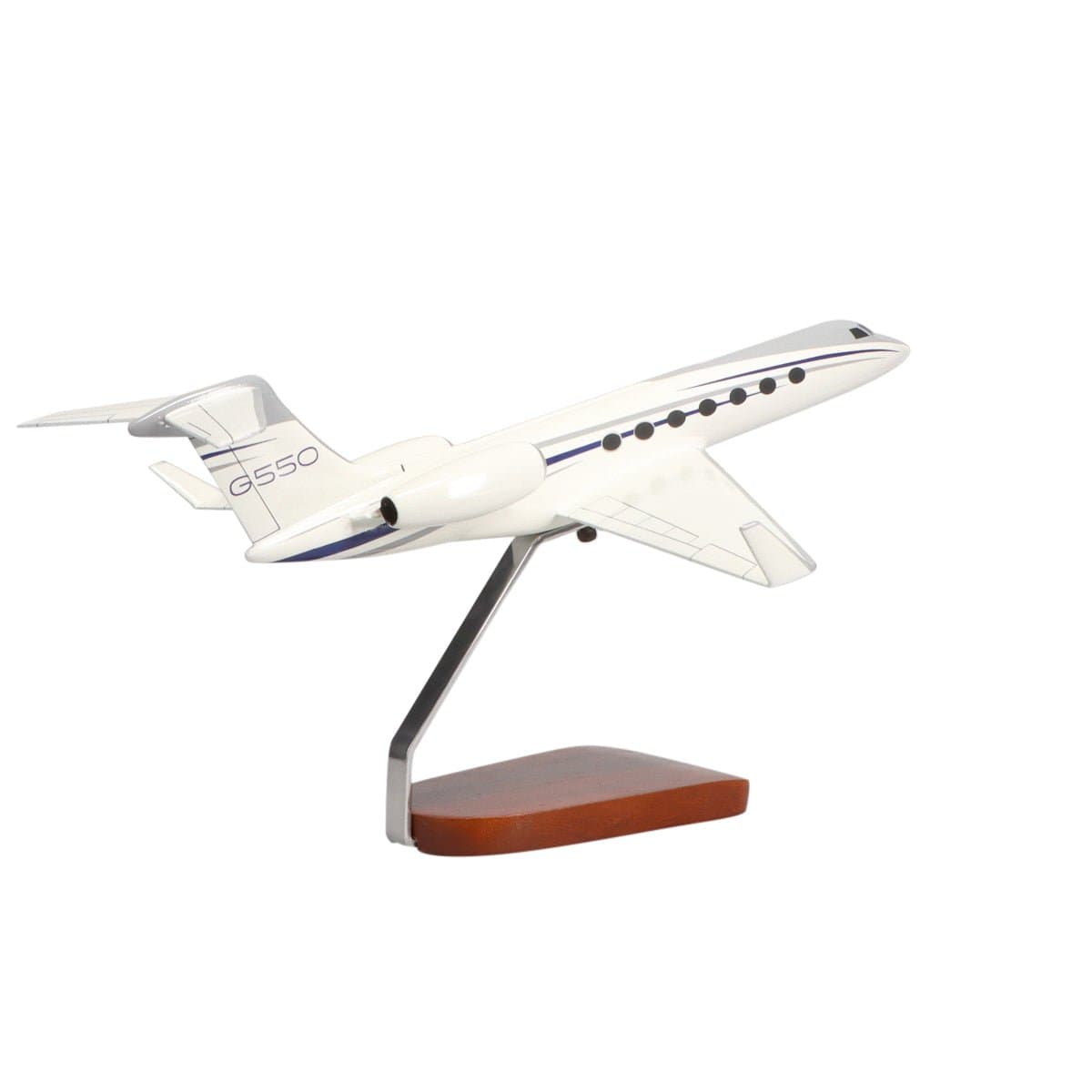 High Flying Models Aircraft Models Gulfstream G550 Large Mahogany Model