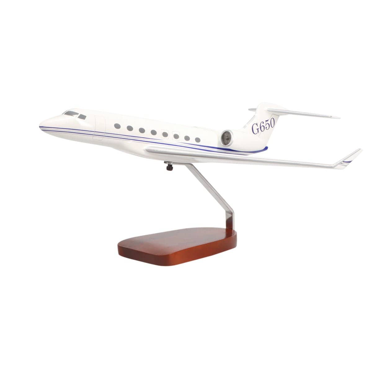 High Flying Models Aircraft Models Gulfstream G650 Large Mahogany Model