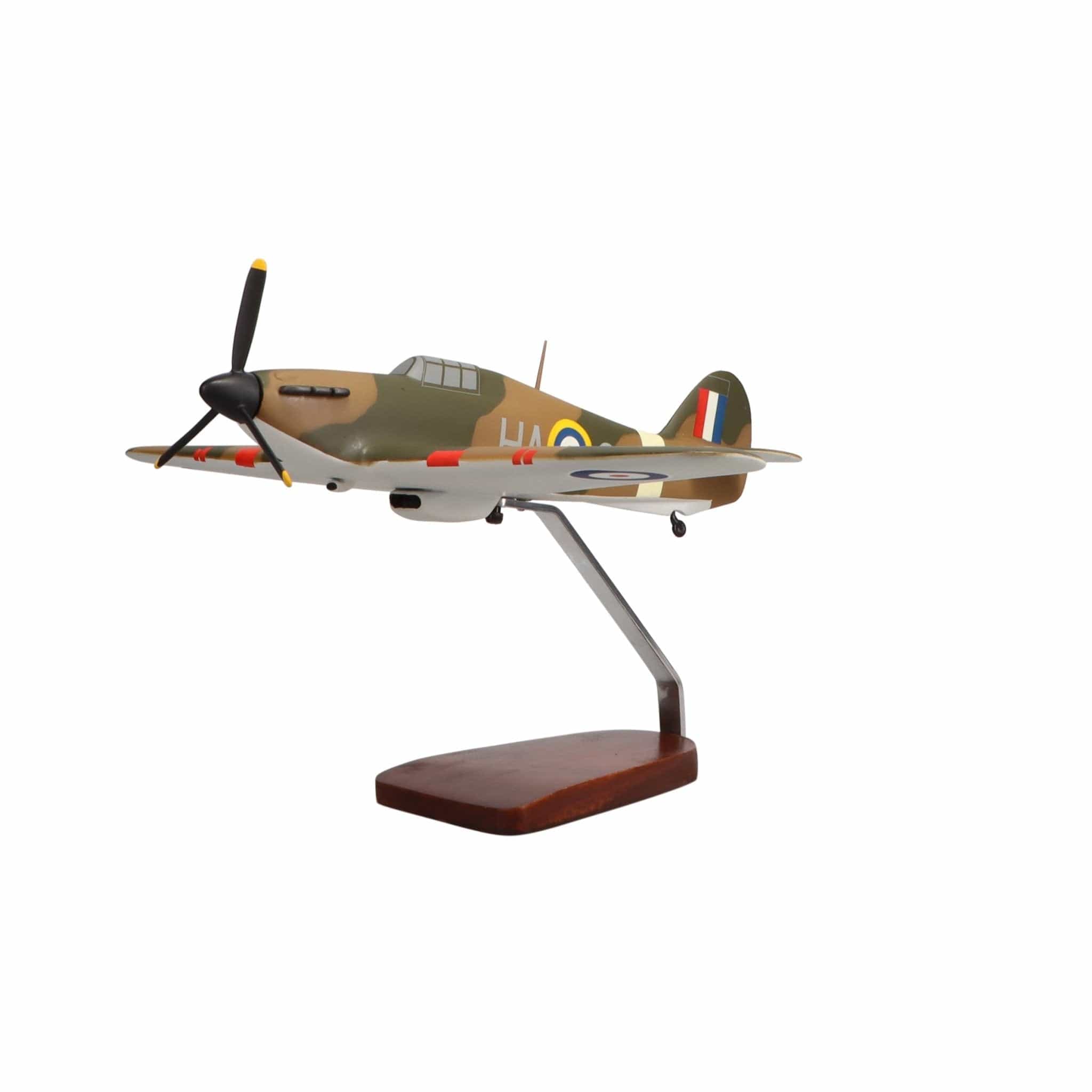 High Flying Models Aircraft Models Hawker Hurricane Large Mahogany Model