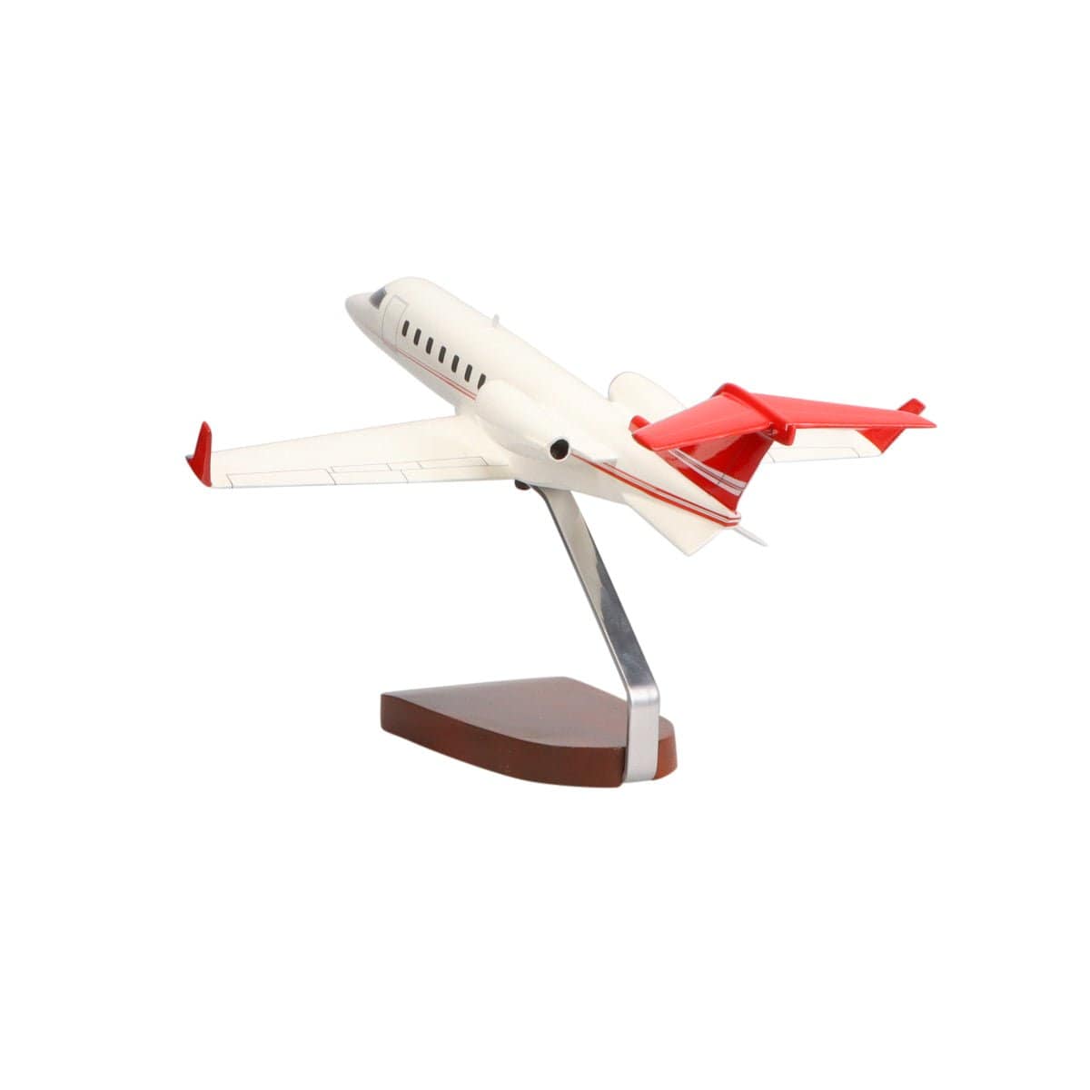 High Flying Models Aircraft Models Learjet 40 Large Mahogany Model