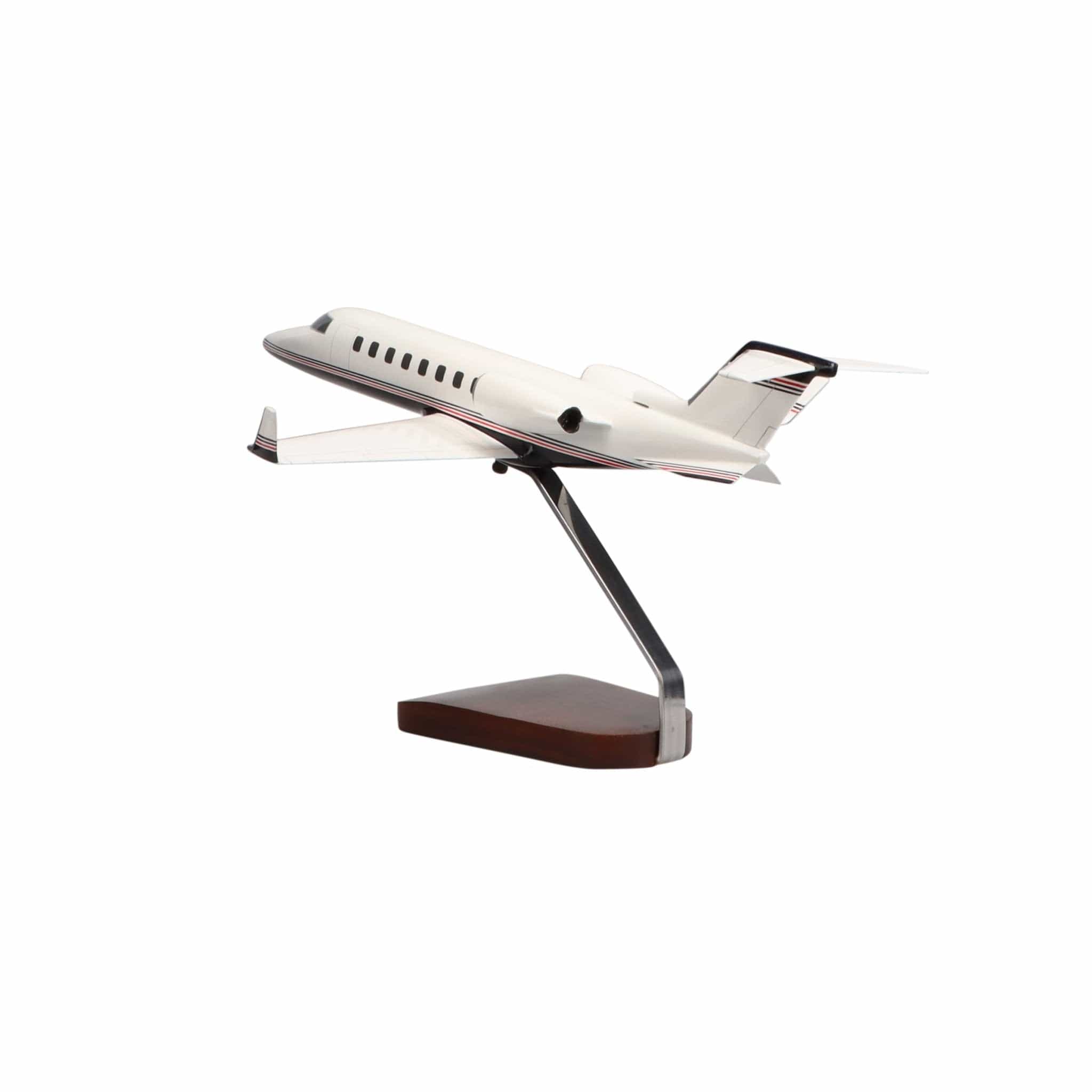 High Flying Models Aircraft Models Learjet 45 (Navy, Red) Large Mahogany Model