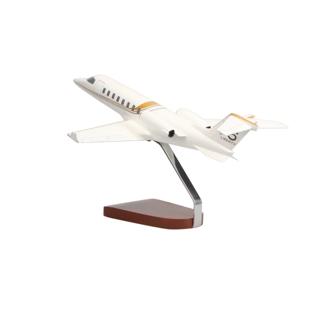 High Flying Models Aircraft Models Learjet 75 Large Mahogany Model