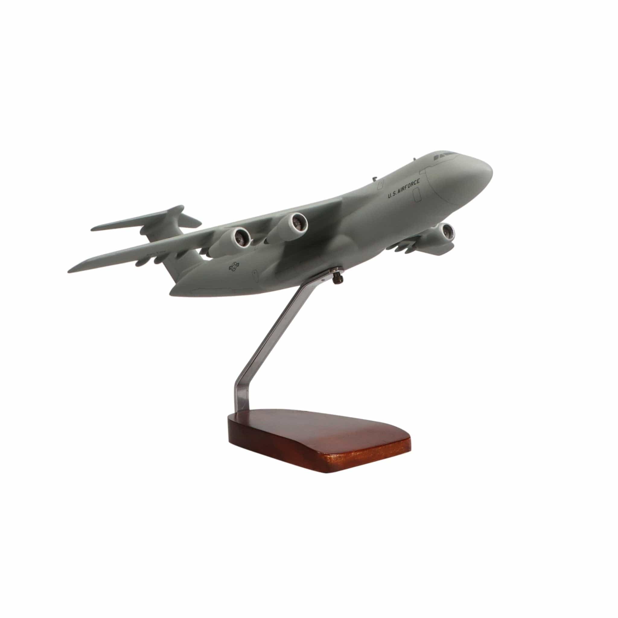 High Flying Models Aircraft Models Lockheed C-5A/B Galaxy® (Grey) Large Mahogany Model