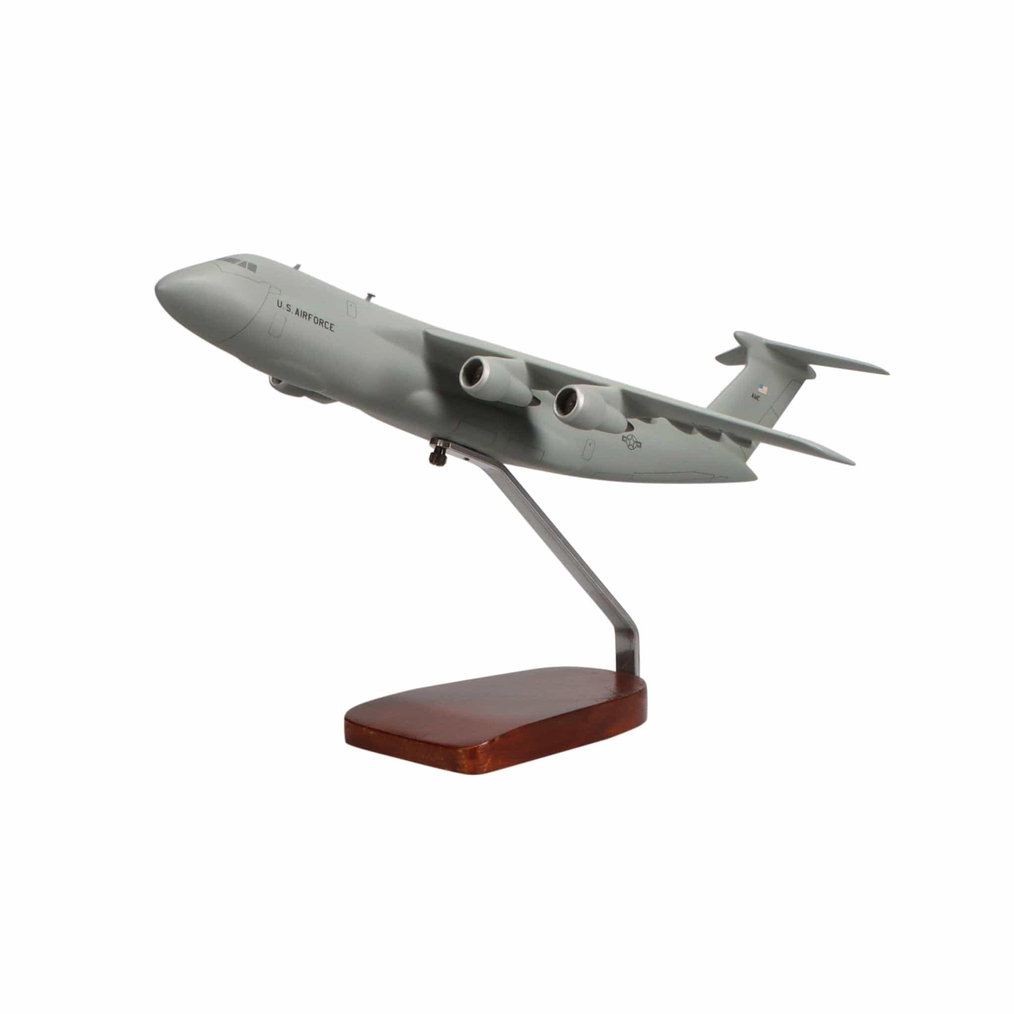 High Flying Models Aircraft Models Lockheed C-5A/B Galaxy® (Grey) Large Mahogany Model