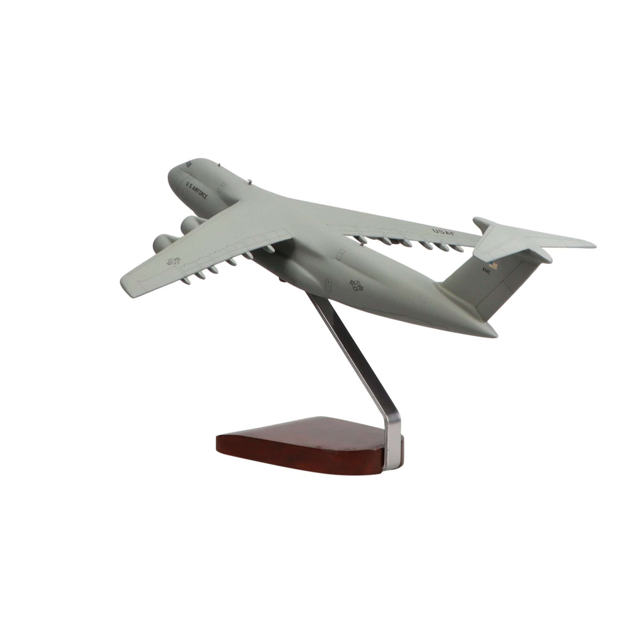 High Flying Models Aircraft Models Lockheed C-5A/B Galaxy® (Grey) Large Mahogany Model