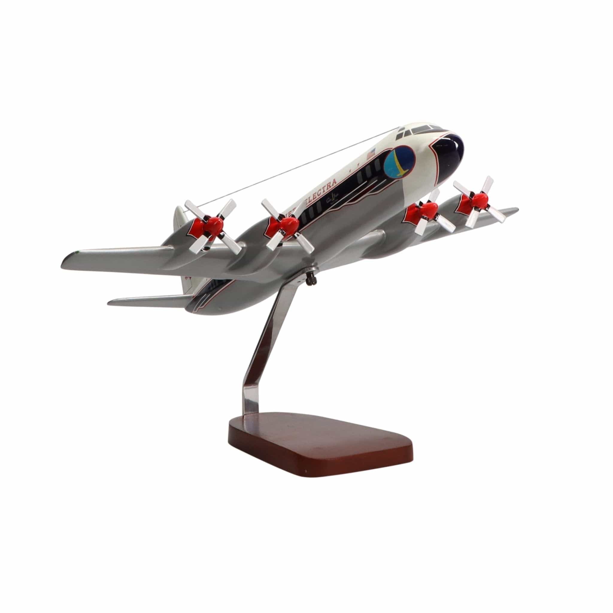 High Flying Models Aircraft Models Lockheed L-188 Electra® Large Mahogany Model