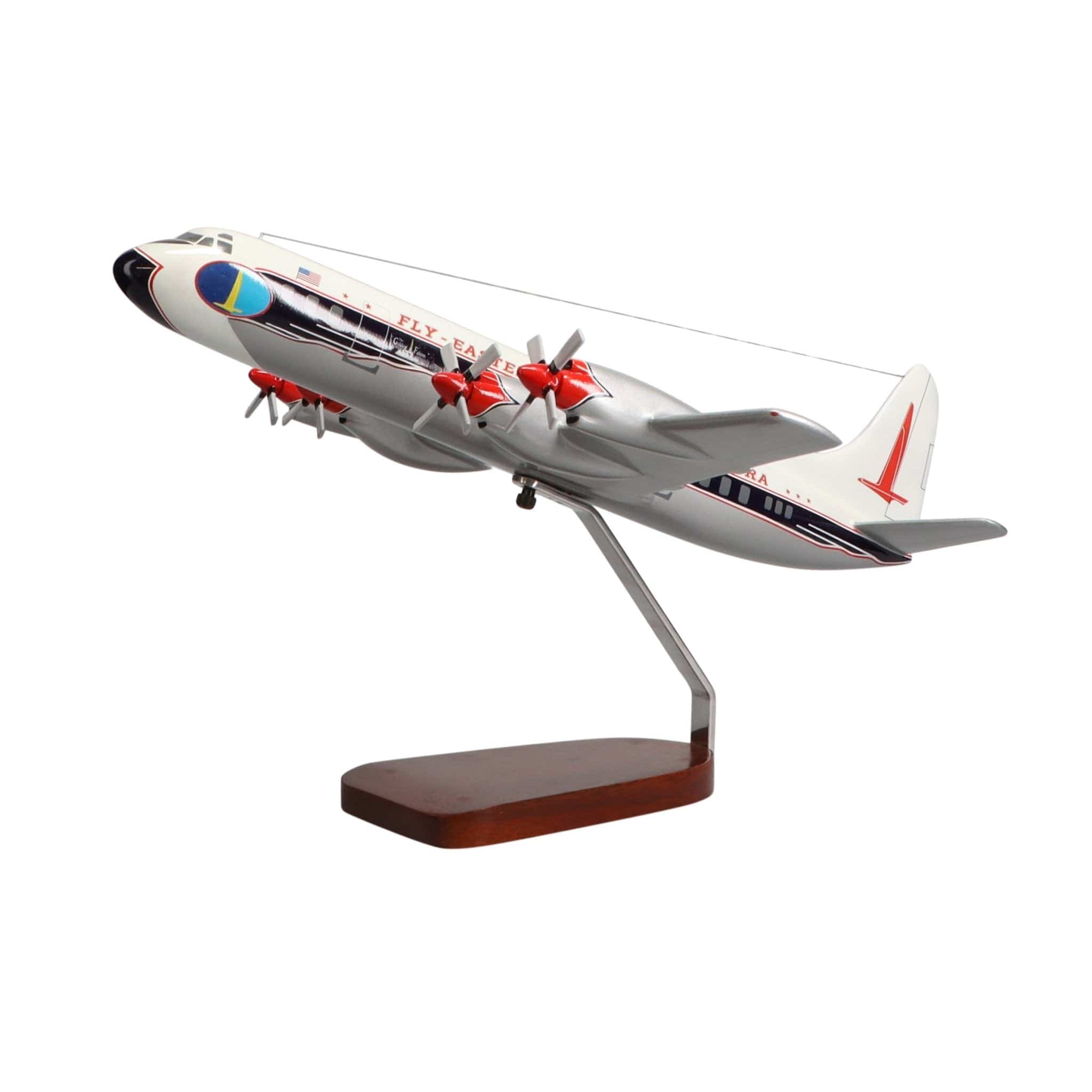 High Flying Models Aircraft Models Lockheed L-188 Electra® Large Mahogany Model