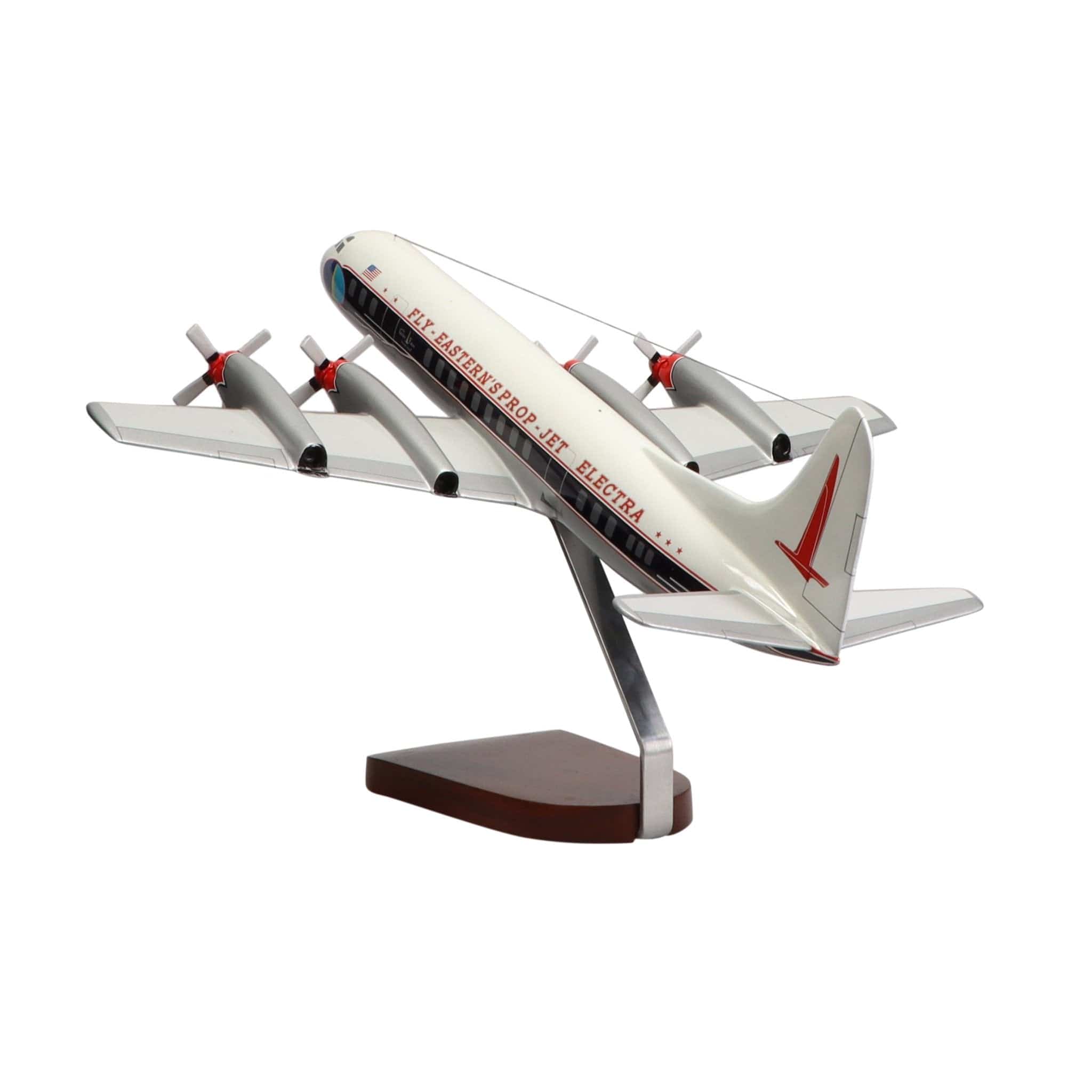 High Flying Models Aircraft Models Lockheed L-188 Electra® Large Mahogany Model