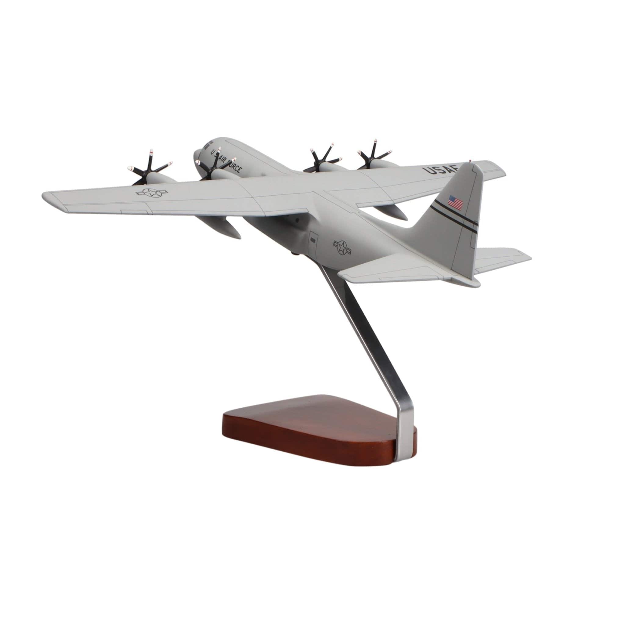 High Flying Models Aircraft Models Lockheed Martin C-130J Super Hercules® Large Mahogany Model