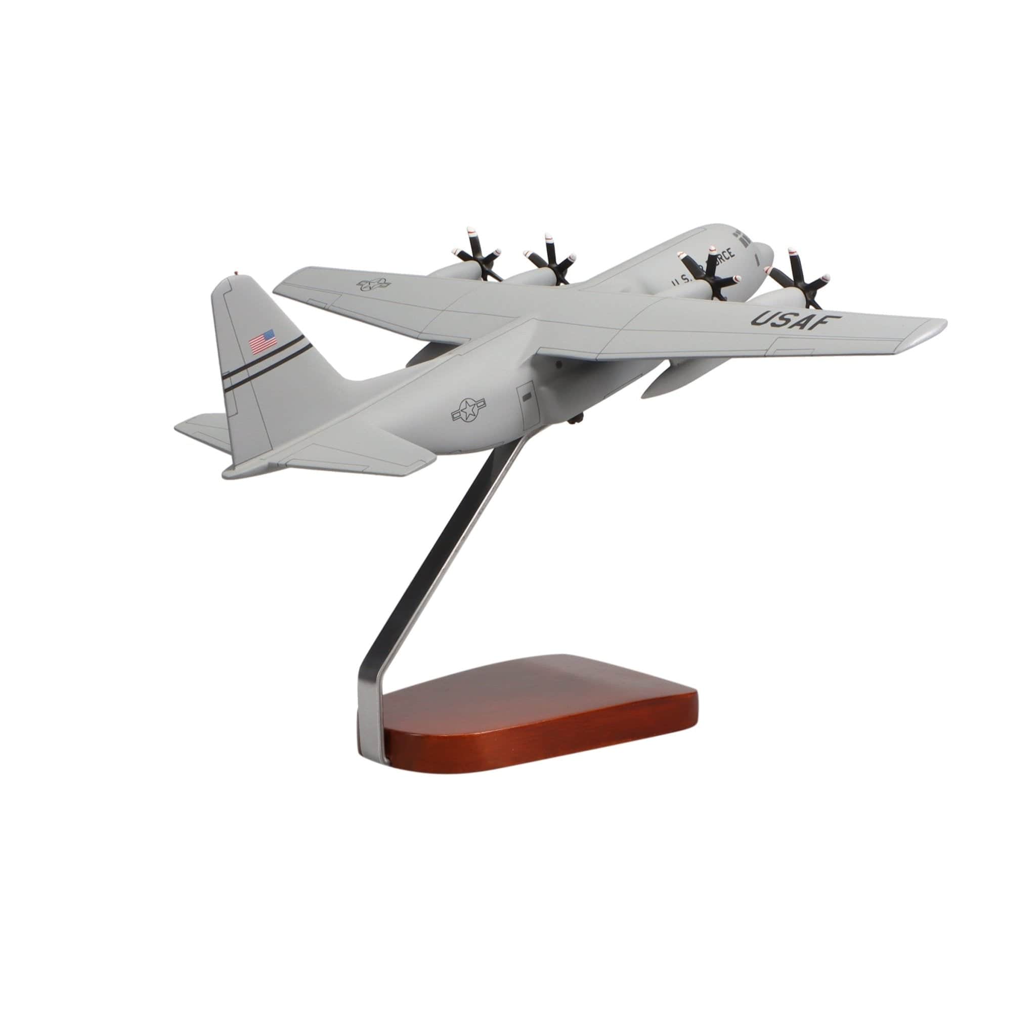 High Flying Models Aircraft Models Lockheed Martin C-130J Super Hercules® Large Mahogany Model