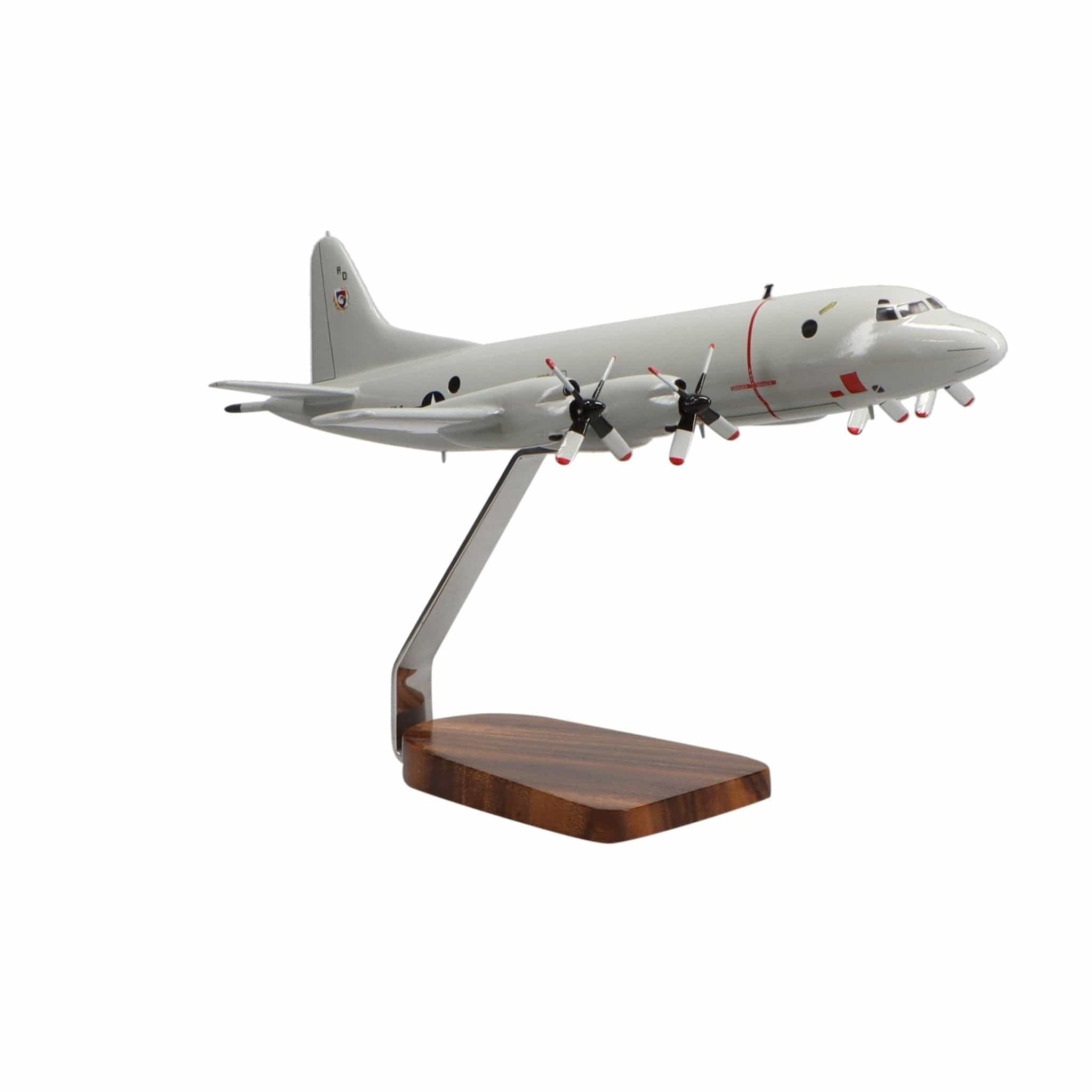 High Flying Models Aircraft Models Lockheed Martin P-3 Orion Clear Canopy Large Mahogany Model