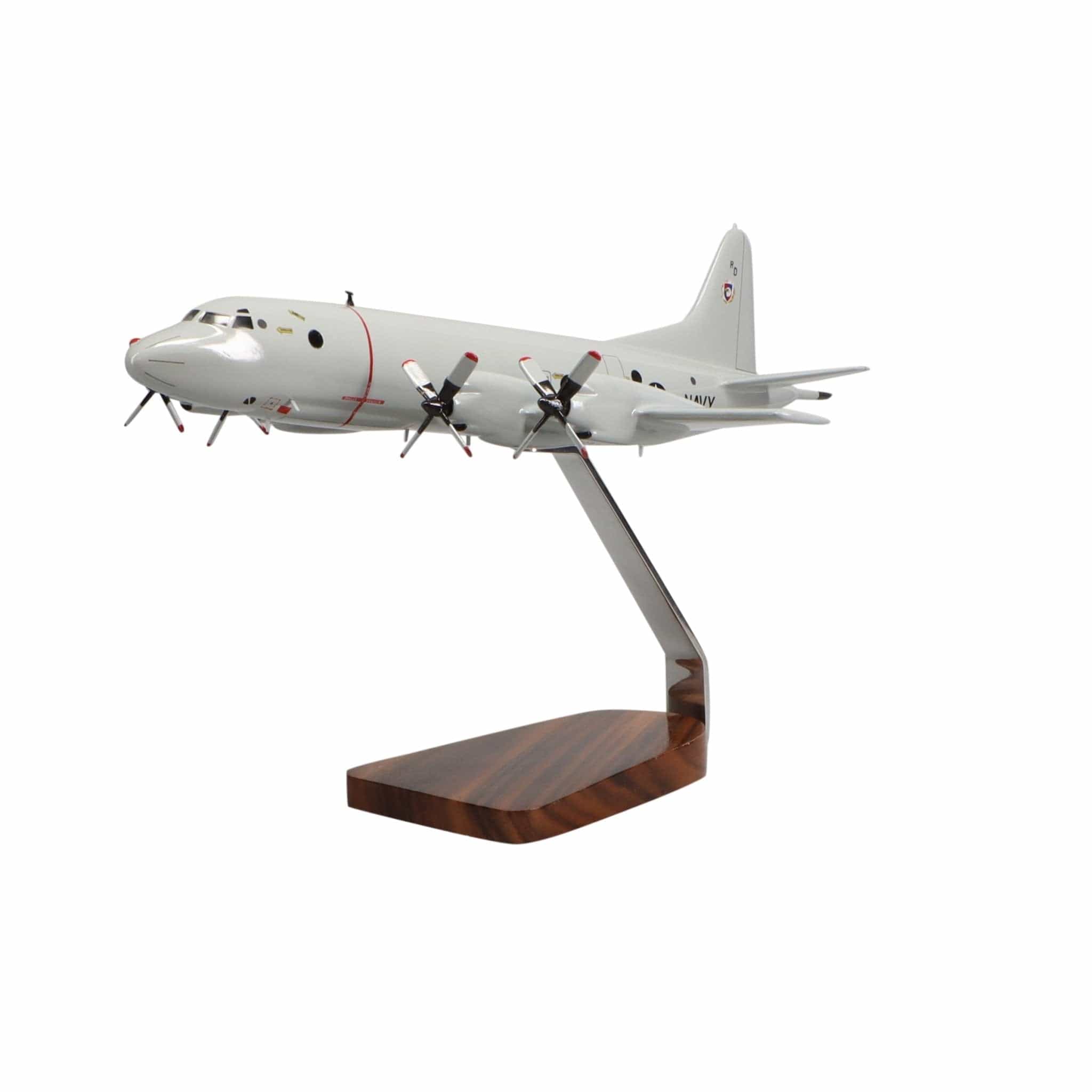 High Flying Models Aircraft Models Lockheed Martin P-3 Orion Clear Canopy Large Mahogany Model