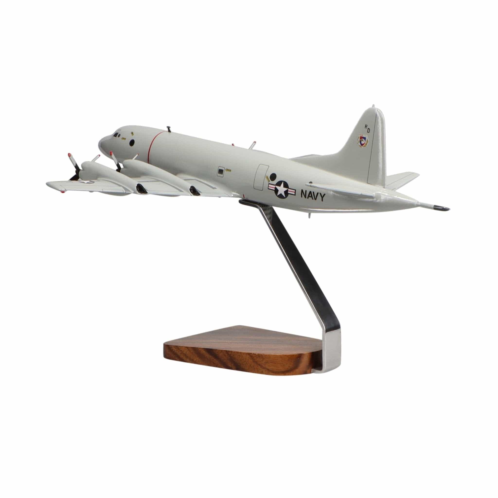 High Flying Models Aircraft Models Lockheed Martin P-3 Orion Clear Canopy Large Mahogany Model