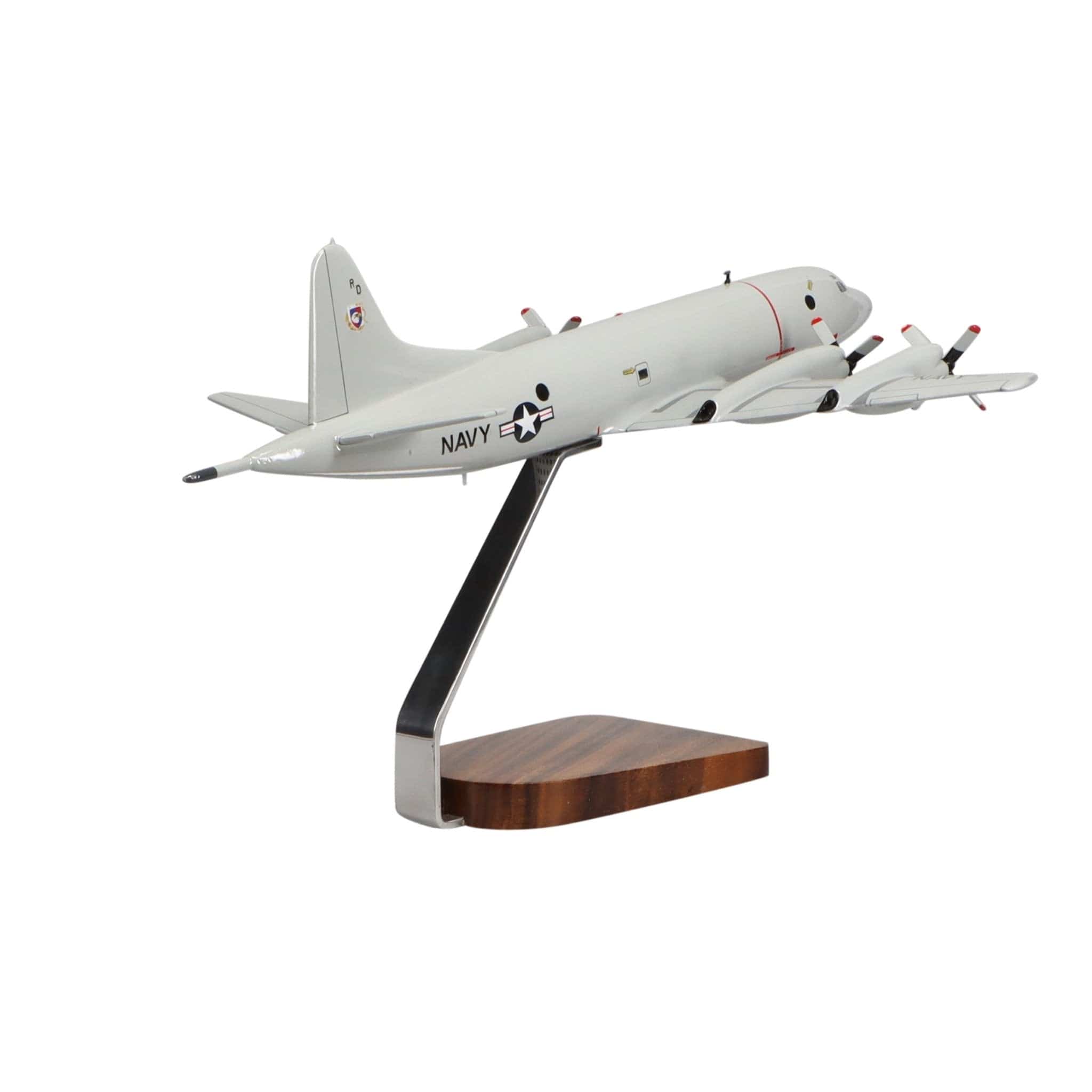 High Flying Models Aircraft Models Lockheed Martin P-3 Orion Clear Canopy Large Mahogany Model