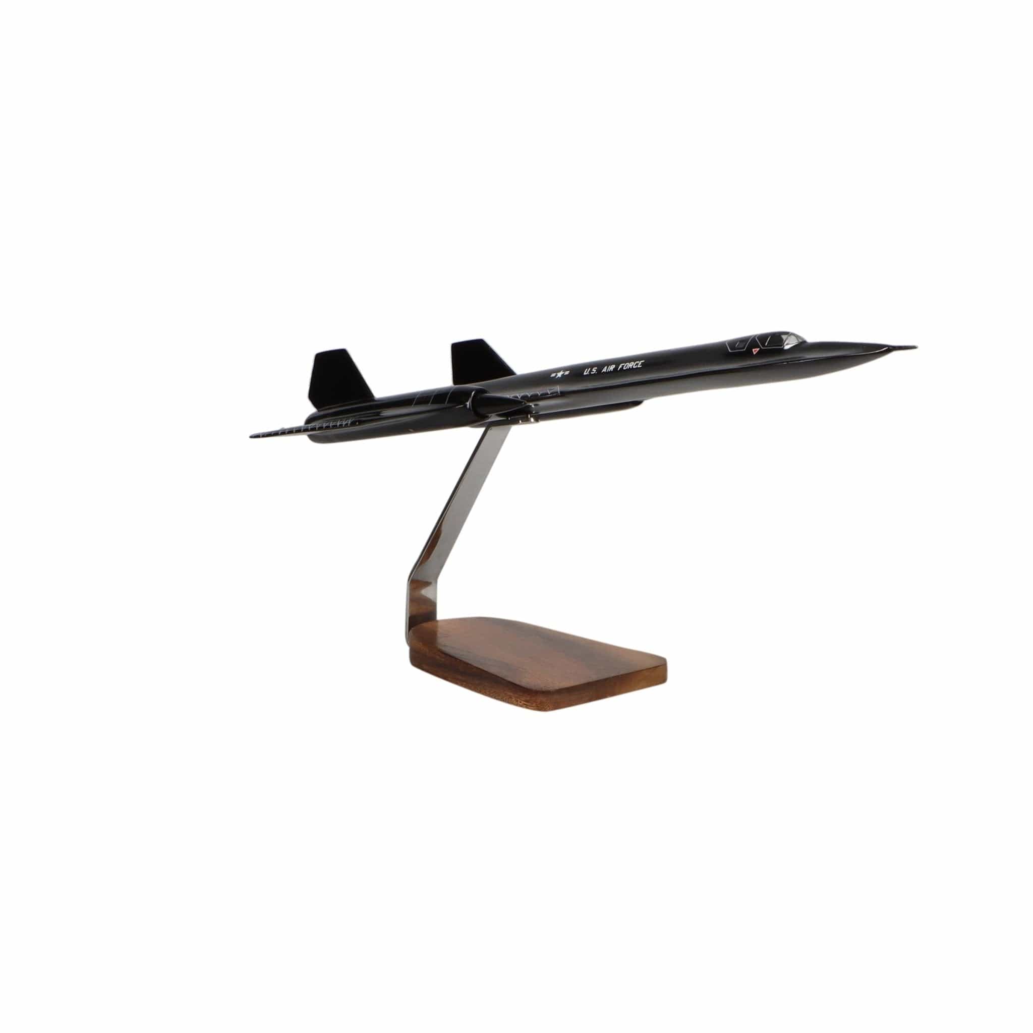 High Flying Models Aircraft Models Lockheed SR-71 Blackbird Clear Canopy Large Mahogany Model