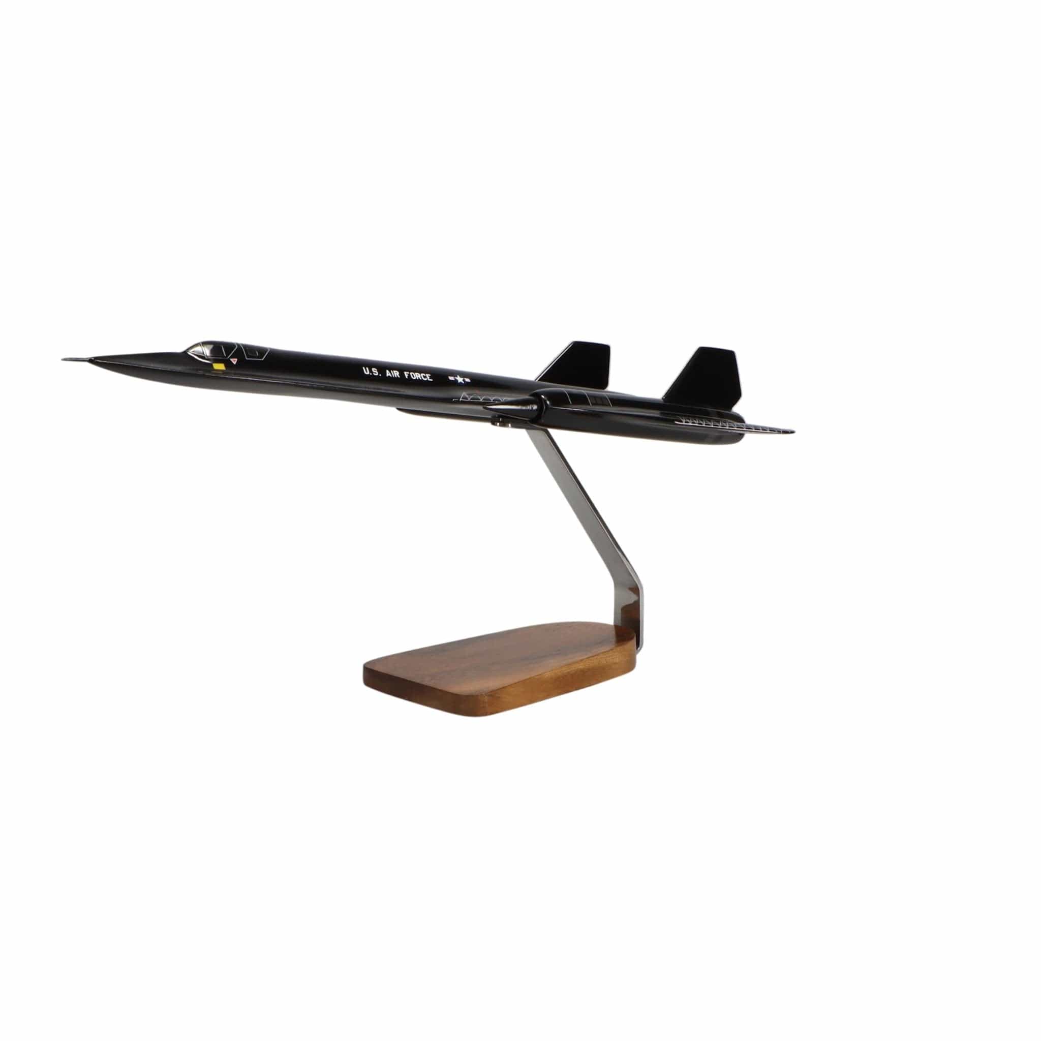 High Flying Models Aircraft Models Lockheed SR-71 Blackbird Clear Canopy Large Mahogany Model