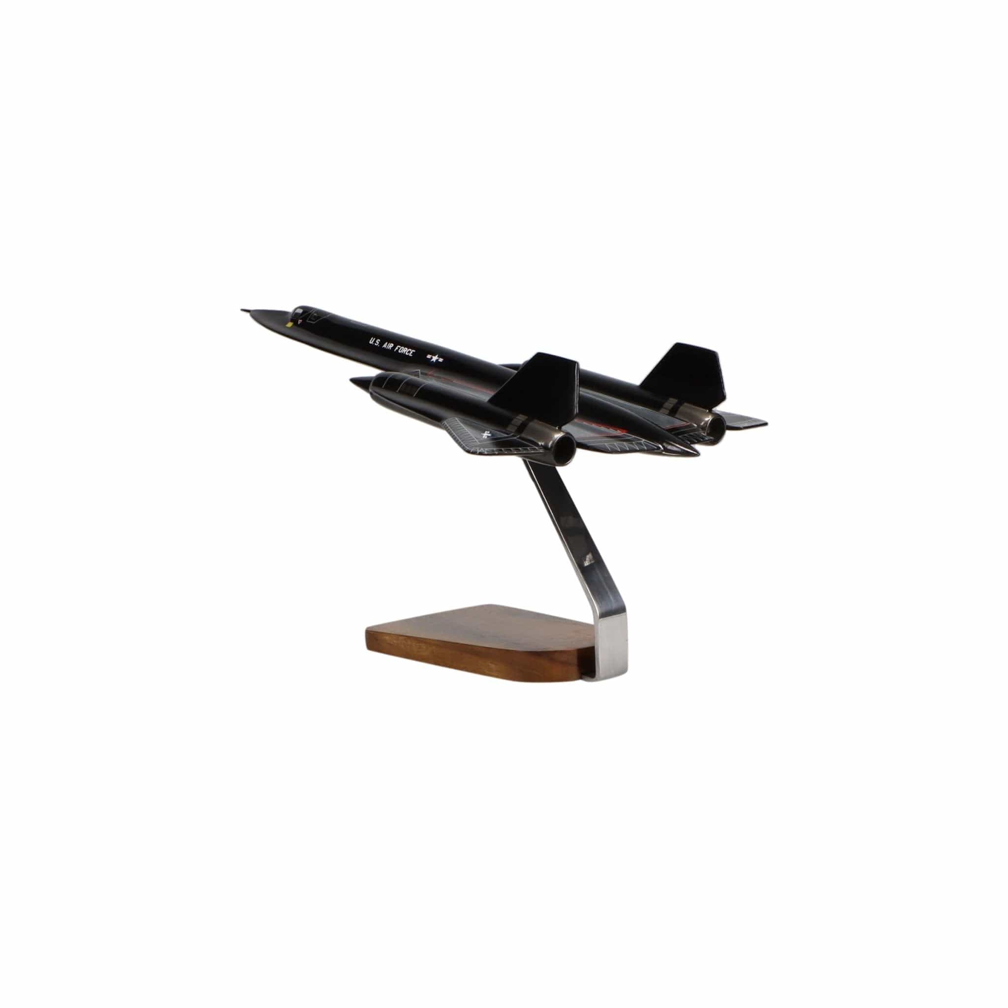 High Flying Models Aircraft Models Lockheed SR-71 Blackbird Clear Canopy Large Mahogany Model