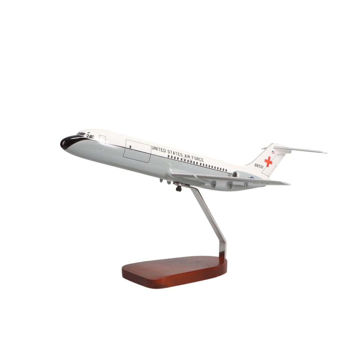 High Flying Models Aircraft Models McDonnell Douglas C-9A Nightingale Large Mahogany Model