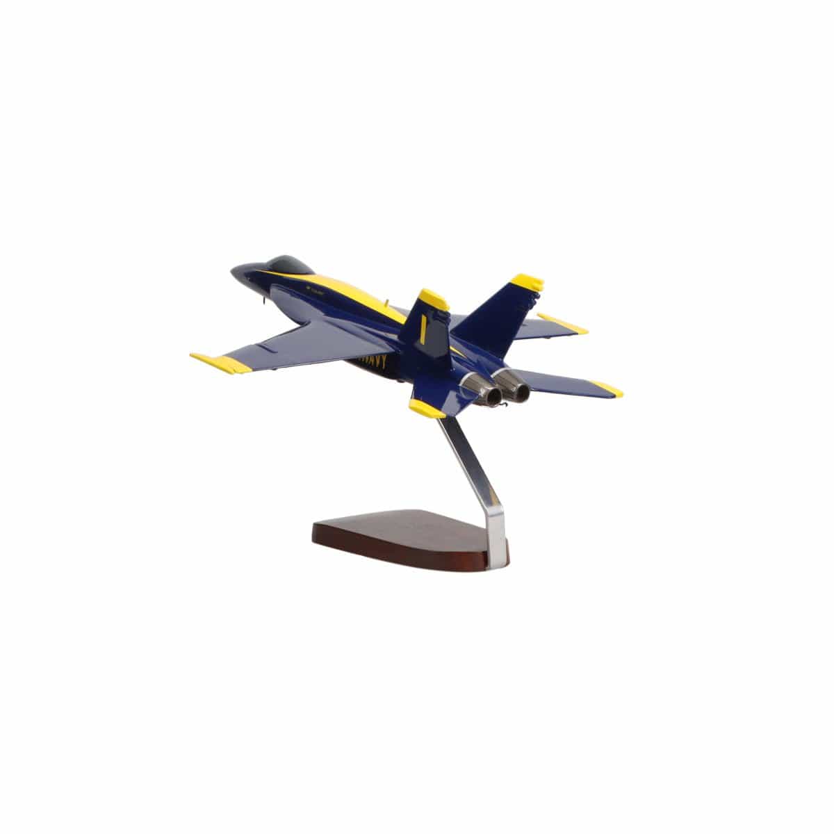 High Flying Models Aircraft Models McDonnell Douglas F/A-18E Super Hornet Blue Angels Large Mahogany Model