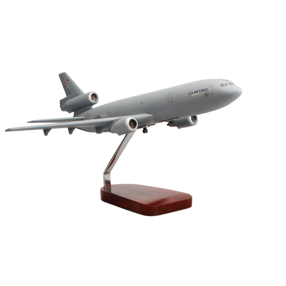 High Flying Models Aircraft Models McDonnell Douglas KC-10A Extender Gray Large Mahogany Model