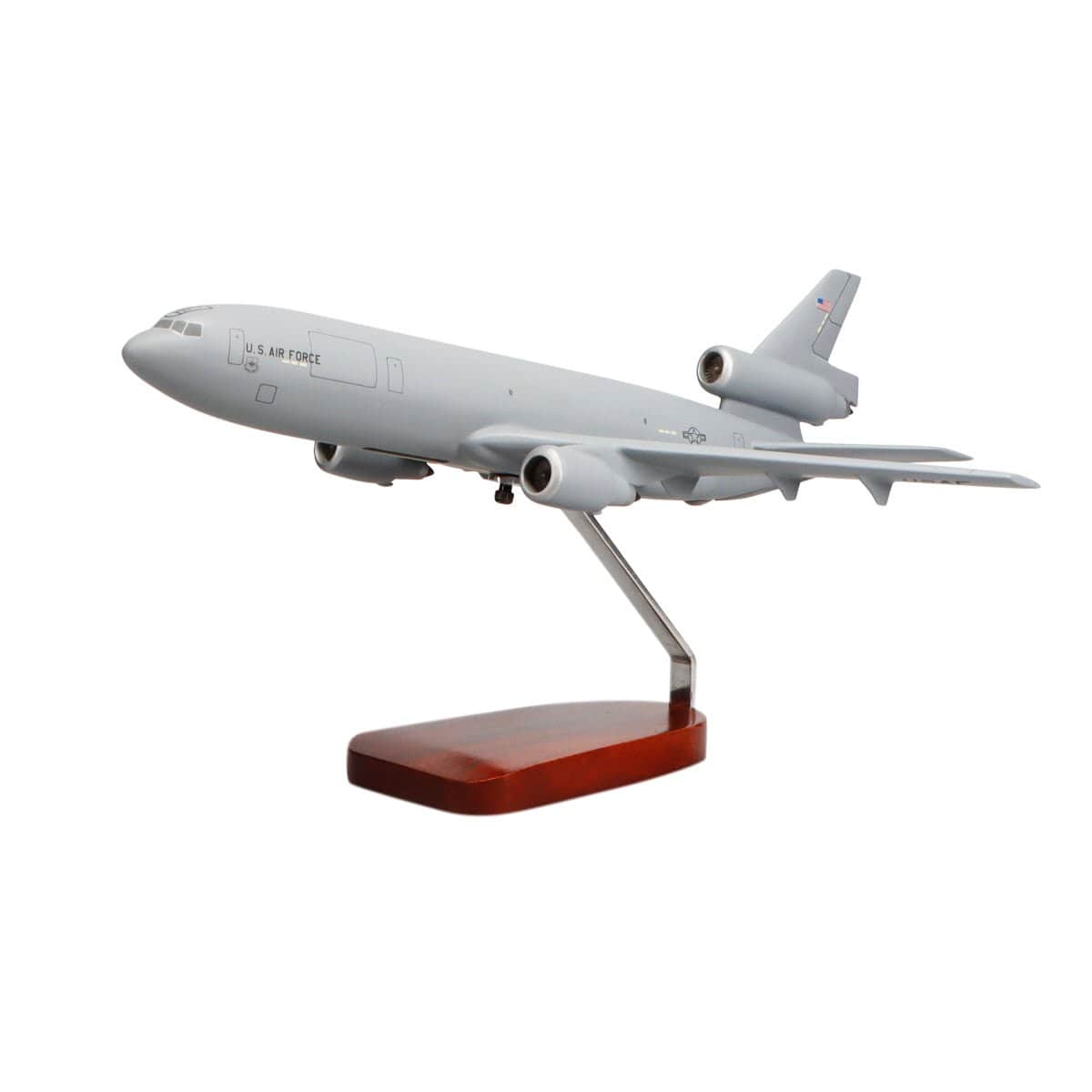 High Flying Models Aircraft Models McDonnell Douglas KC-10A Extender Gray Large Mahogany Model