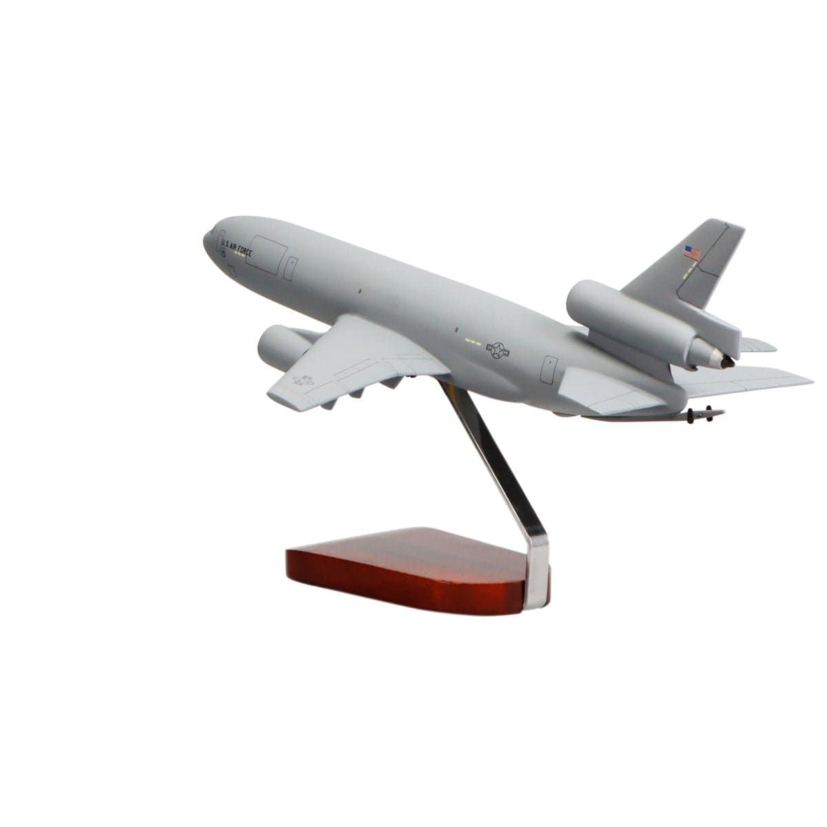 High Flying Models Aircraft Models McDonnell Douglas KC-10A Extender Gray Large Mahogany Model