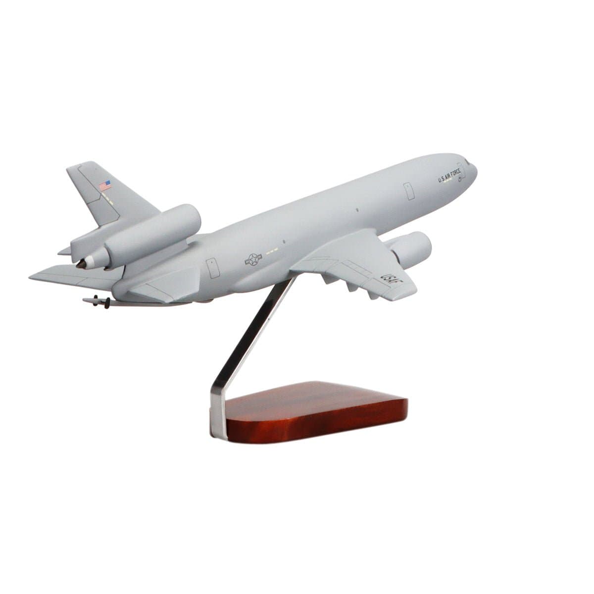 High Flying Models Aircraft Models McDonnell Douglas KC-10A Extender Gray Large Mahogany Model