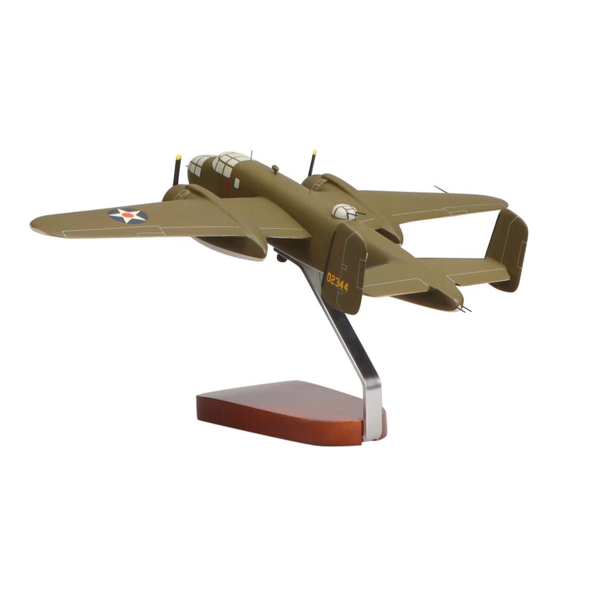 High Flying Models Aircraft Models North American B-25B Mitchell "Doolittle Raiders" Large Mahogany Model