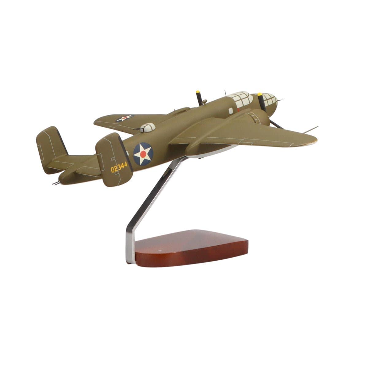 High Flying Models Aircraft Models North American B-25B Mitchell "Doolittle Raiders" Large Mahogany Model